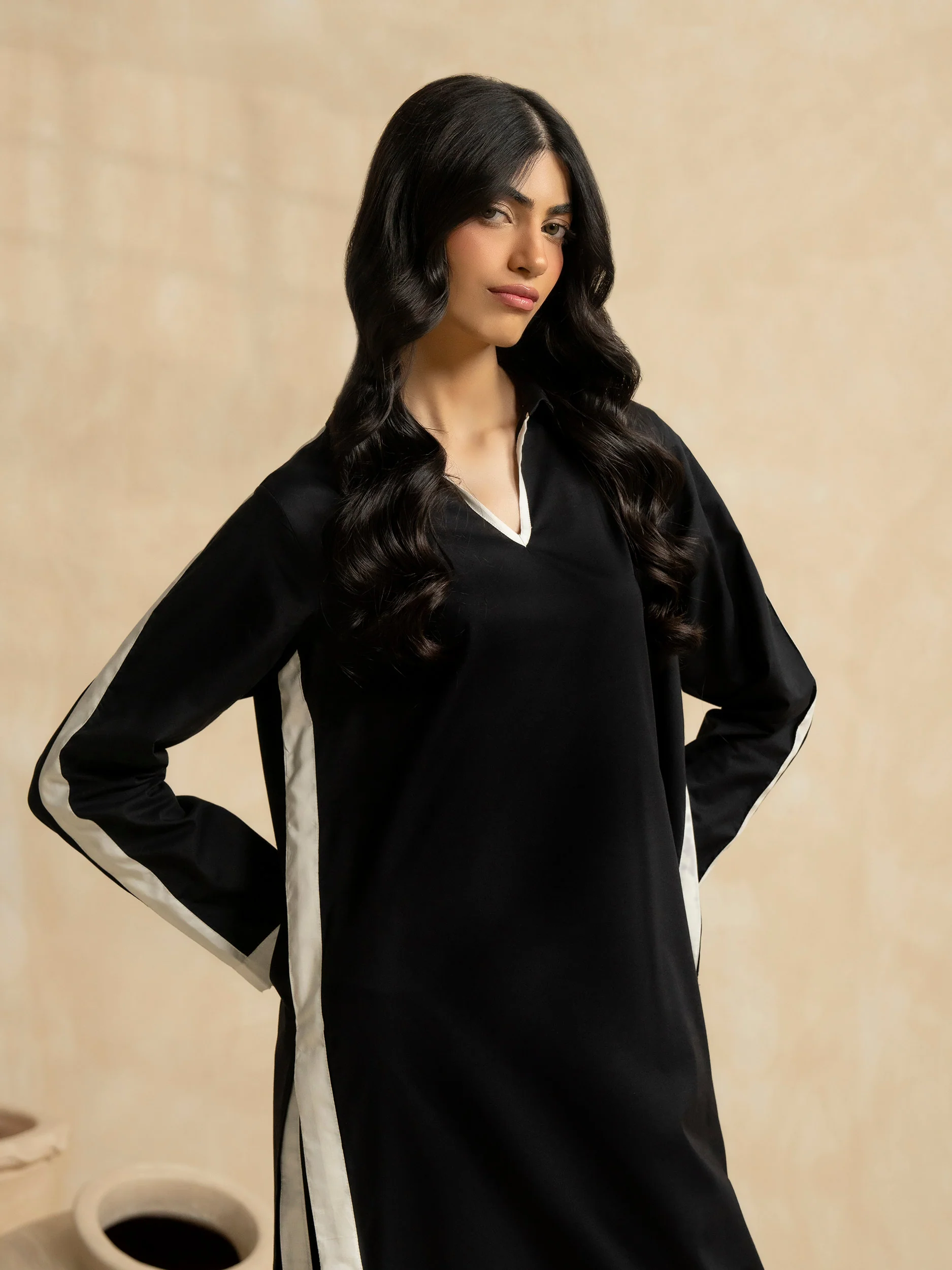 2 Piece Viscose Suit-Dyed (Pret) - Image 6