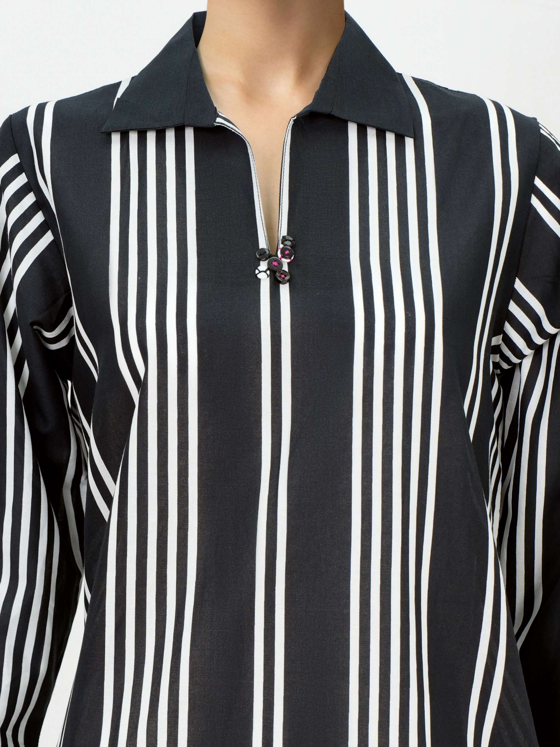 Viscose Cotton Shirt- Embroidered (Pret) - Image 4
