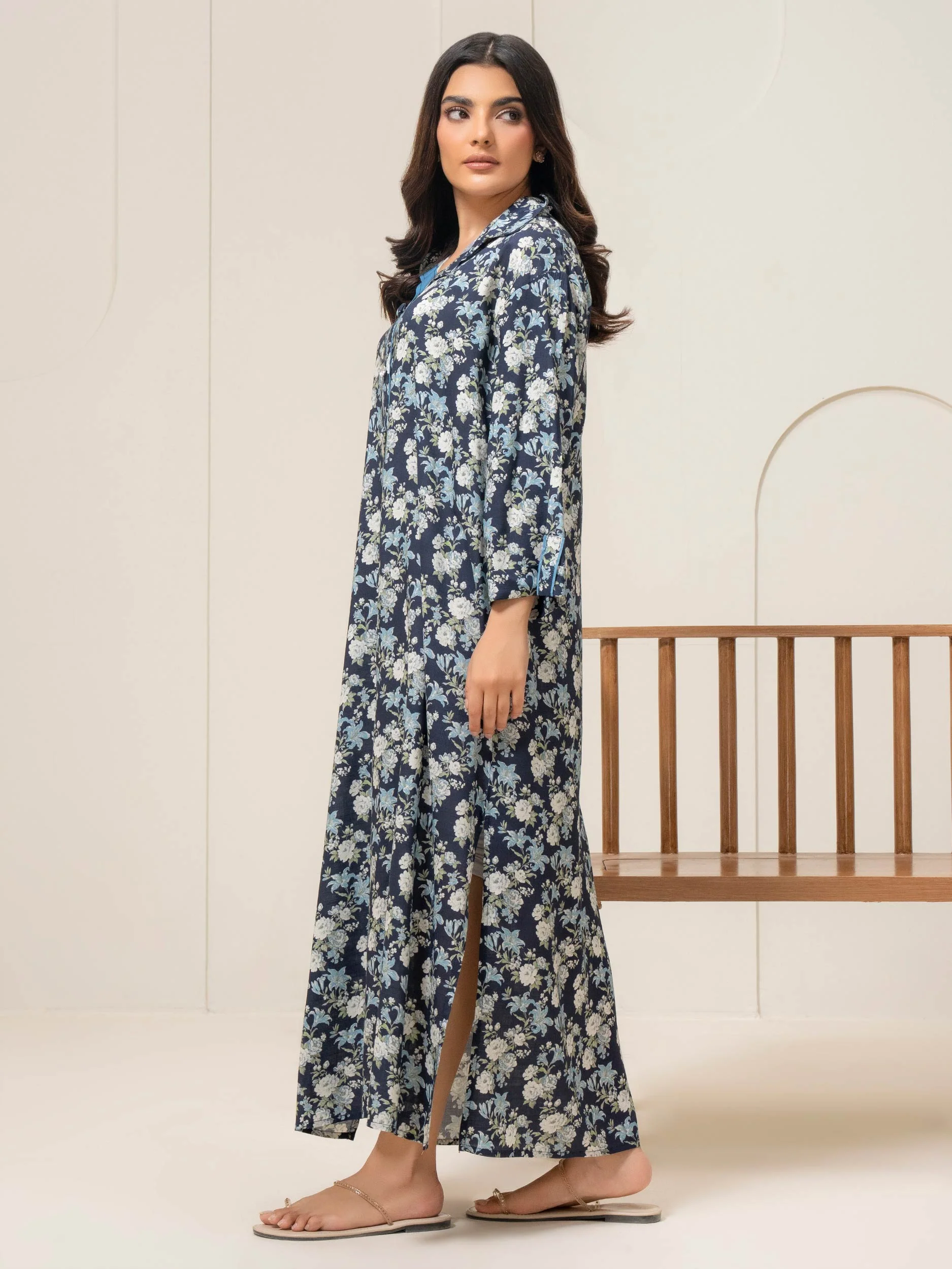 Printed Viscose Dress (Pret) - Image 4