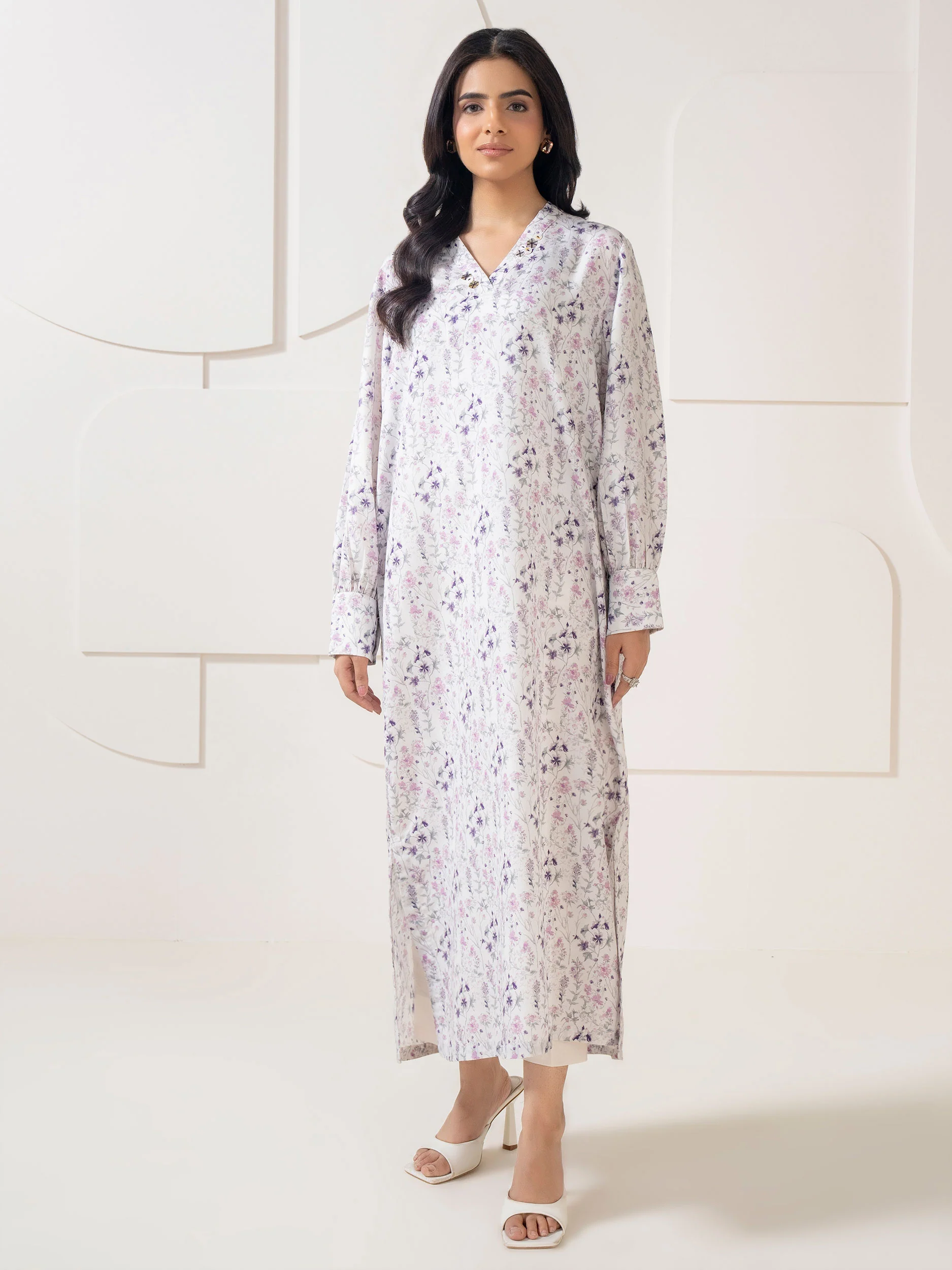 Lawn Shirt-Printed (Pret) - Image 2