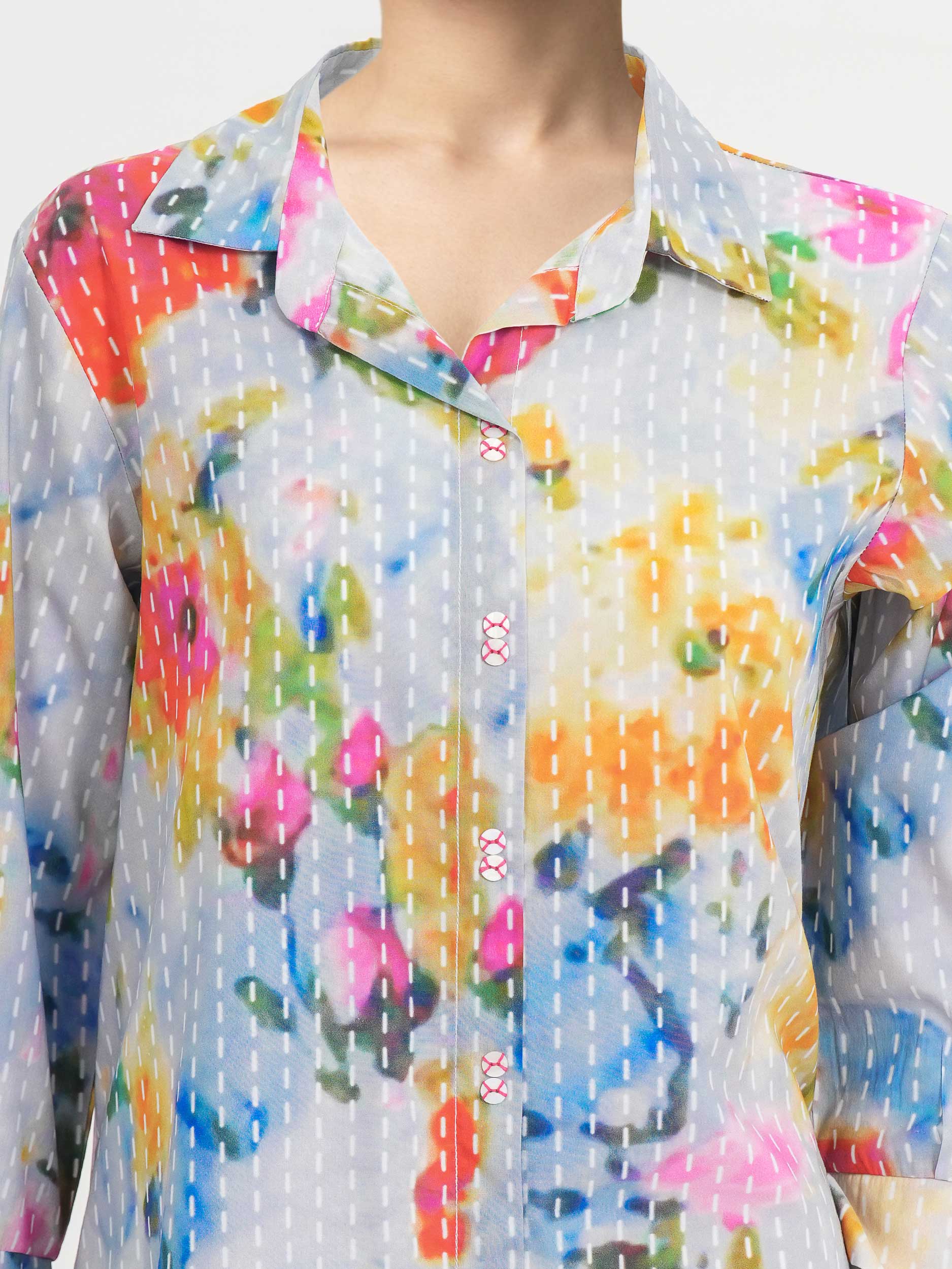 2 Piece Viscose Cotton Suit (Pret) - Image 3