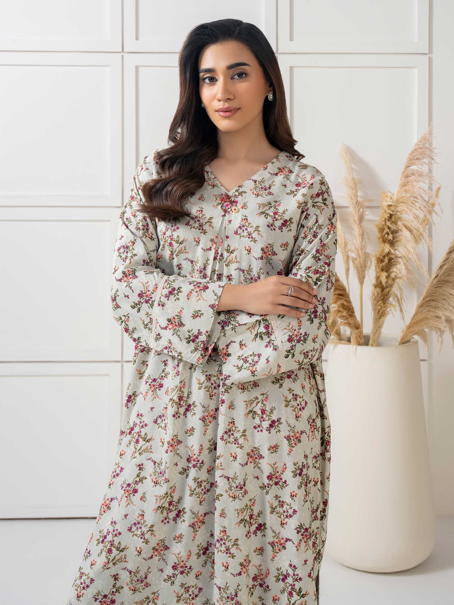 2 Piece Viscose Suit Printed (Pret) - Image 2