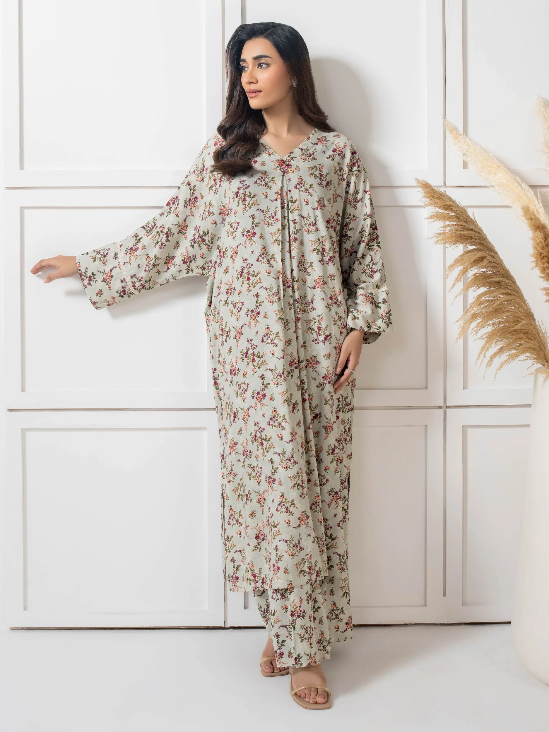 2 Piece Viscose Suit Printed (Pret) - Image 3