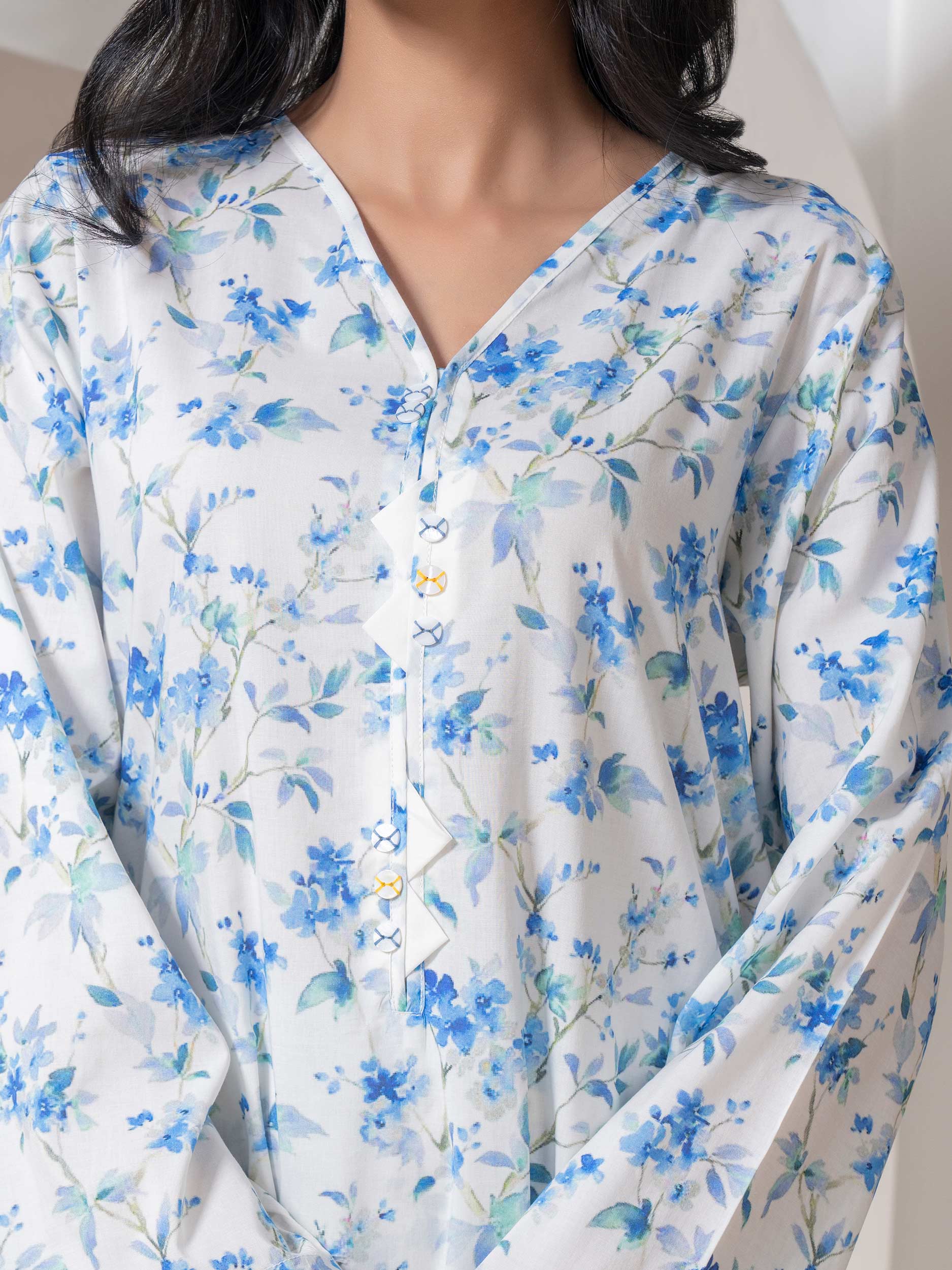 2 Piece Viscose Cotton Suit Printed (Pret) - Image 6