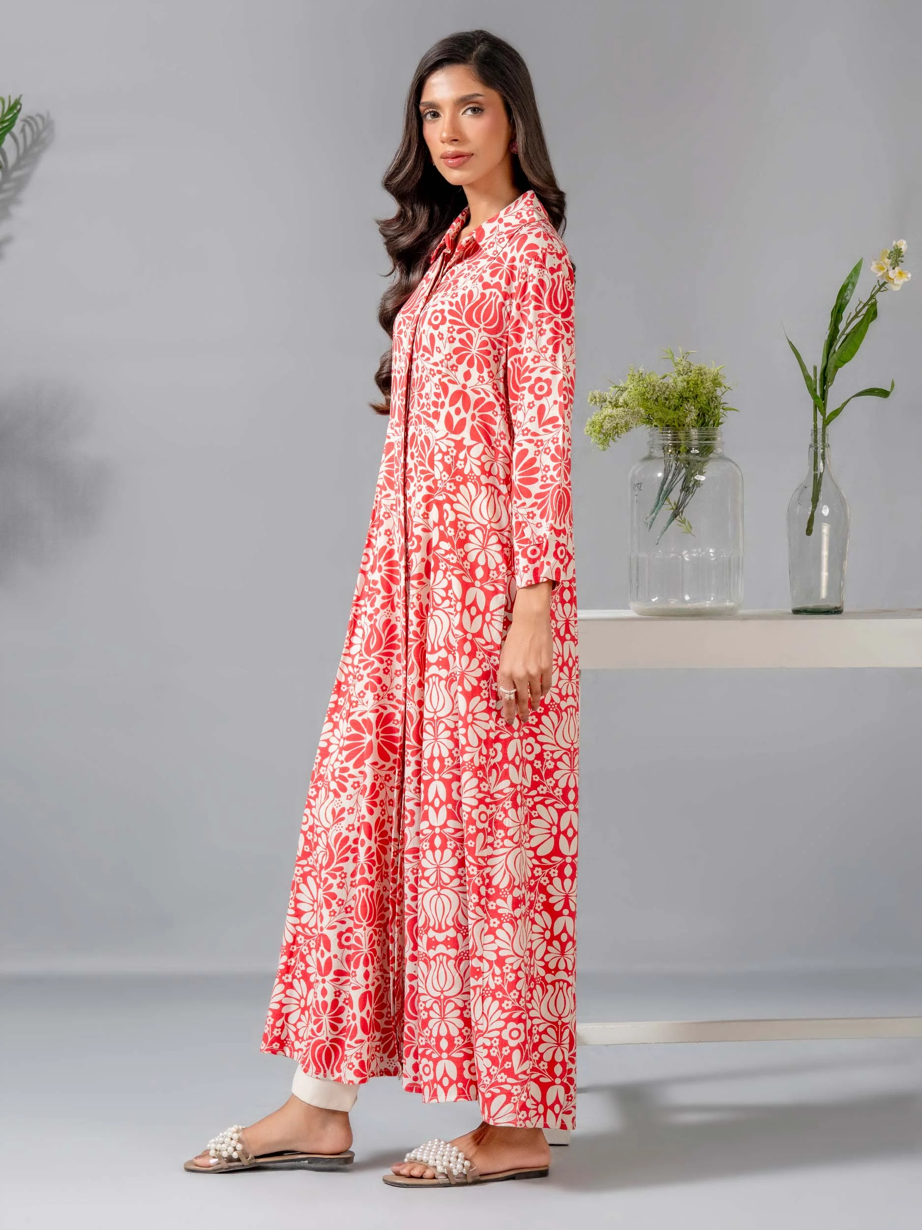 Printed Viscose Dress - Image 3