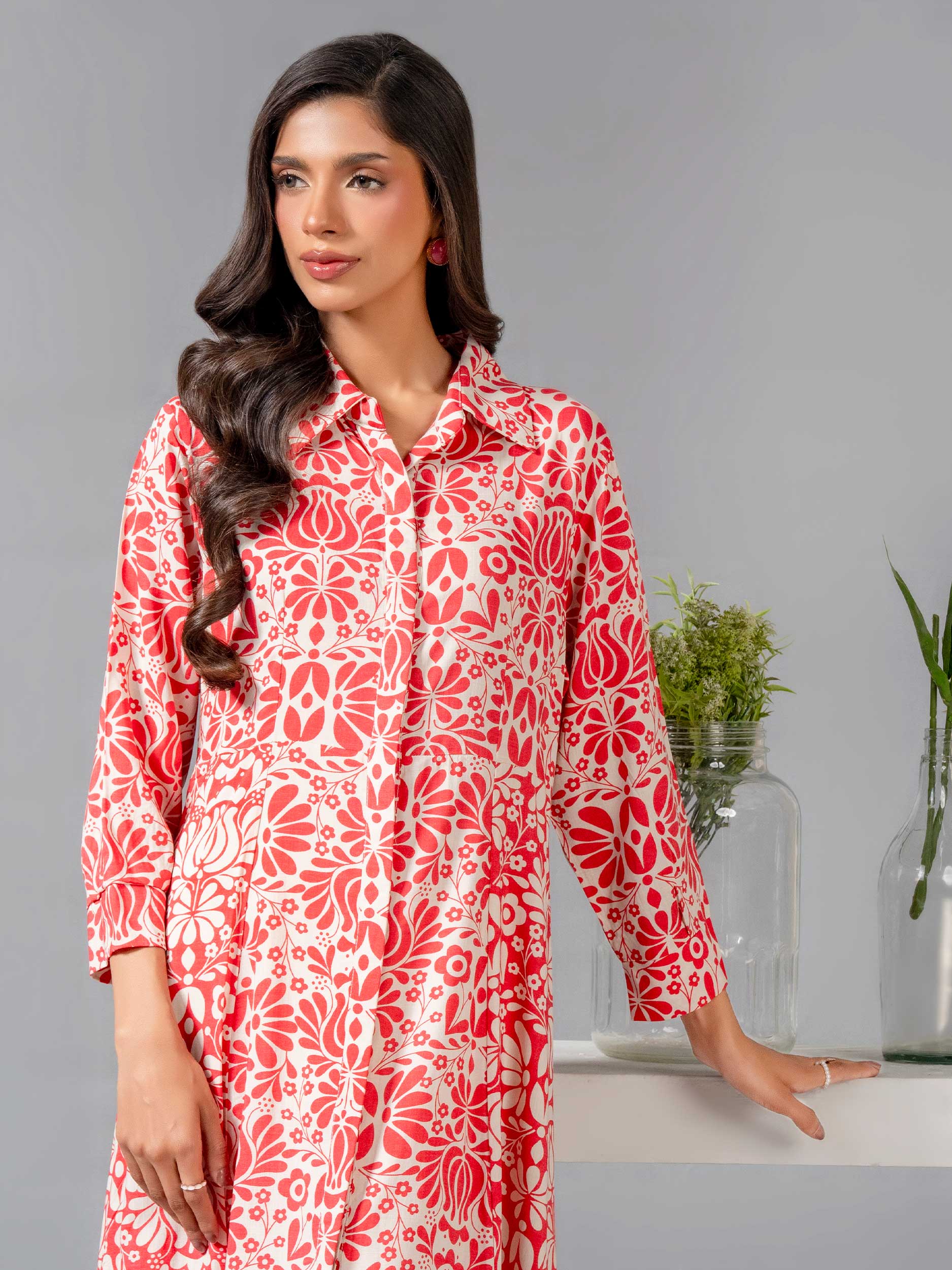 Printed Viscose Dress - Image 4