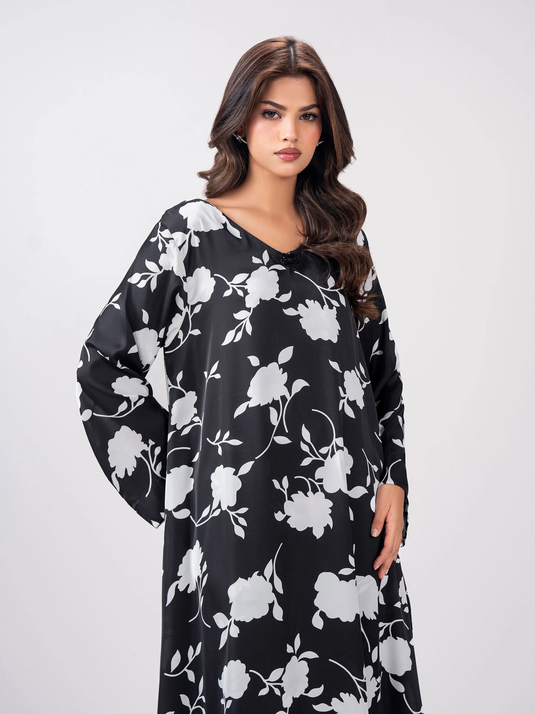 2 Piece Silk Suit- Embellished (Pret) - Image 5