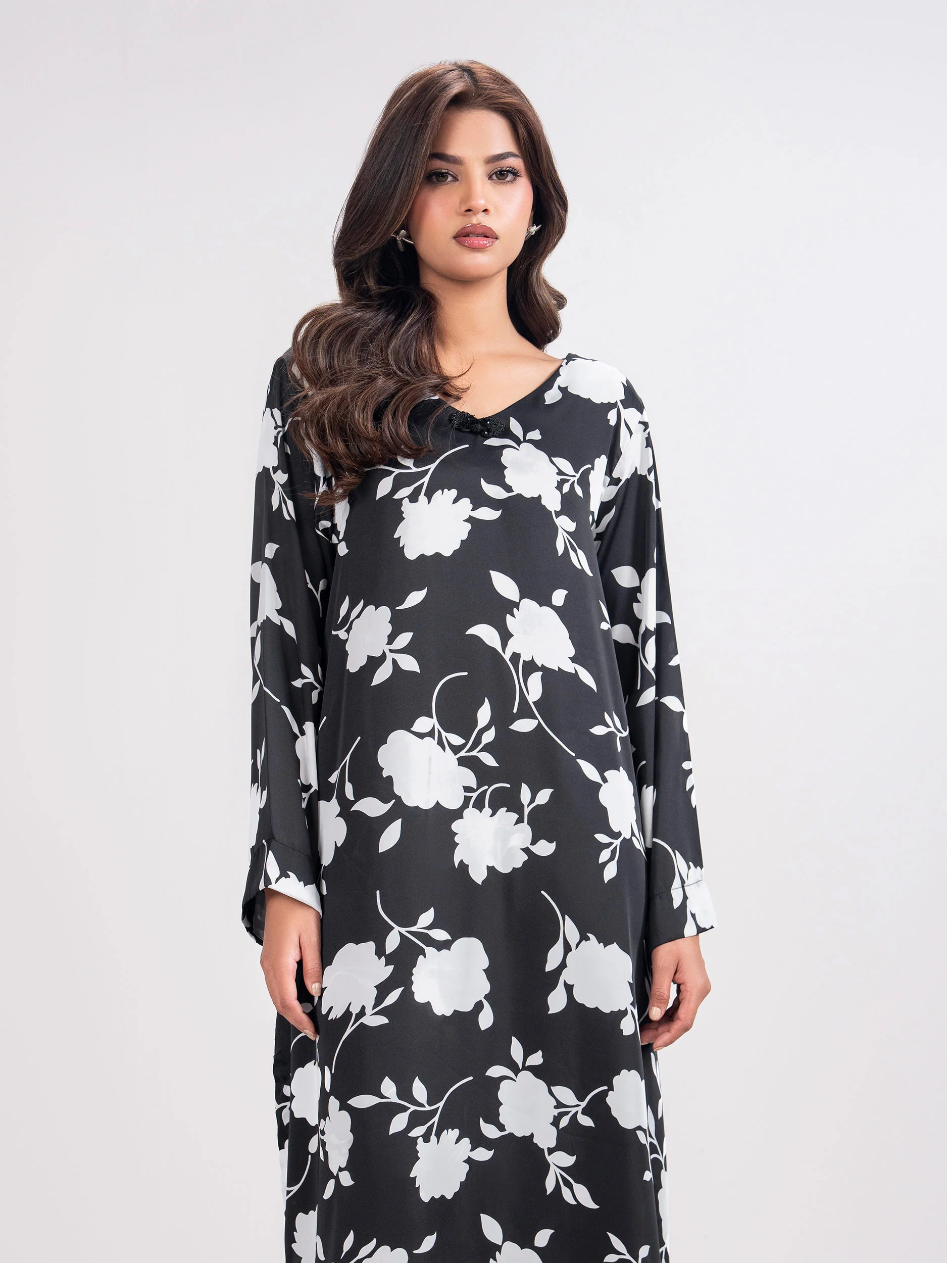 2 Piece Silk Suit- Embellished (Pret) - Image 6
