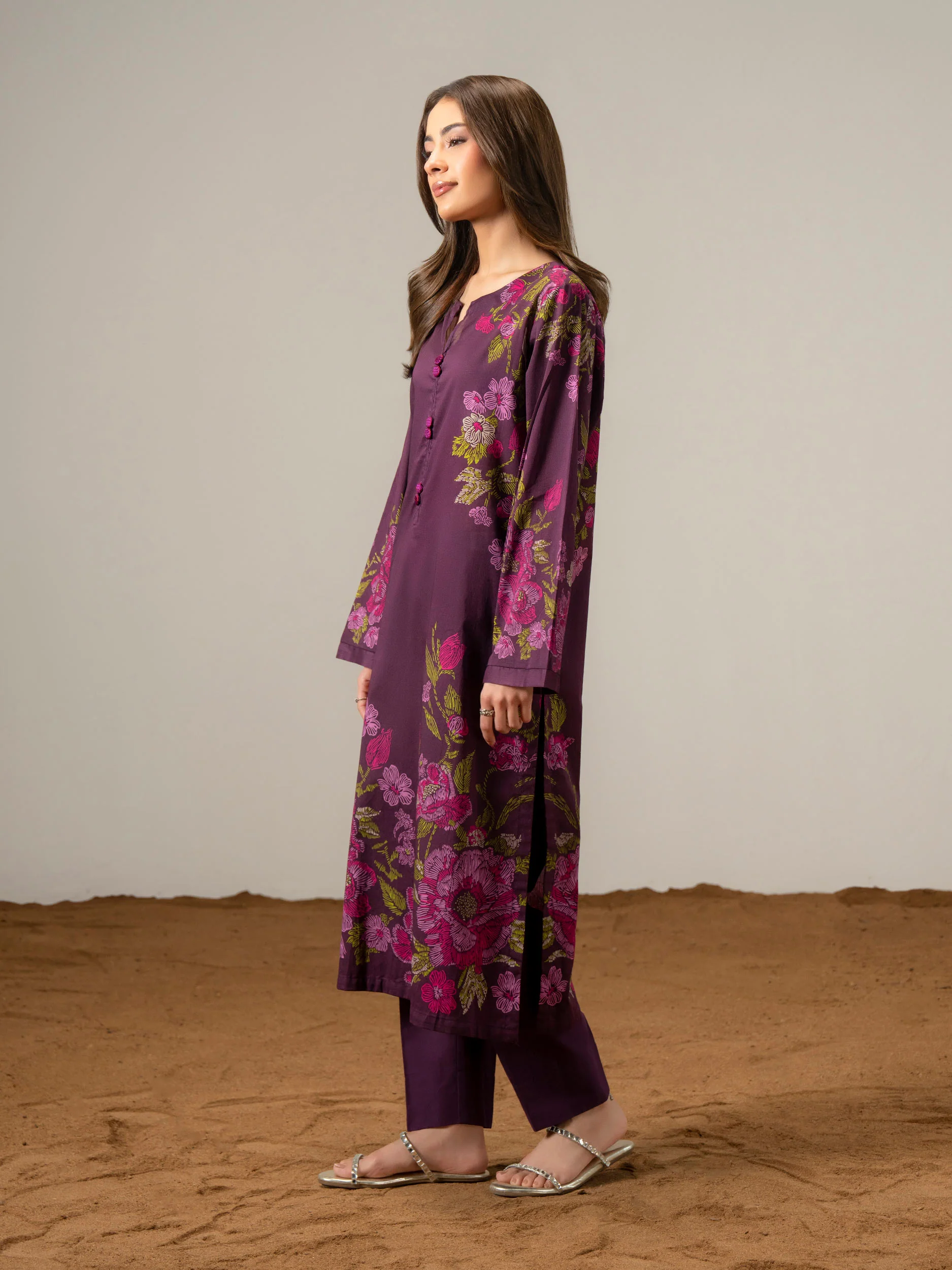 2 Piece Lawn Suit-Printed (Pret) - Image 2