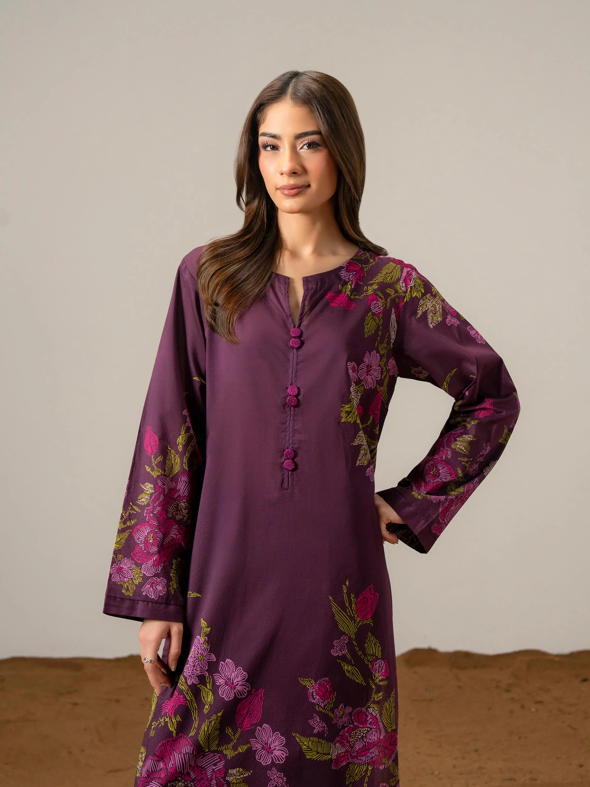 2 Piece Lawn Suit-Printed (Pret) - Image 4