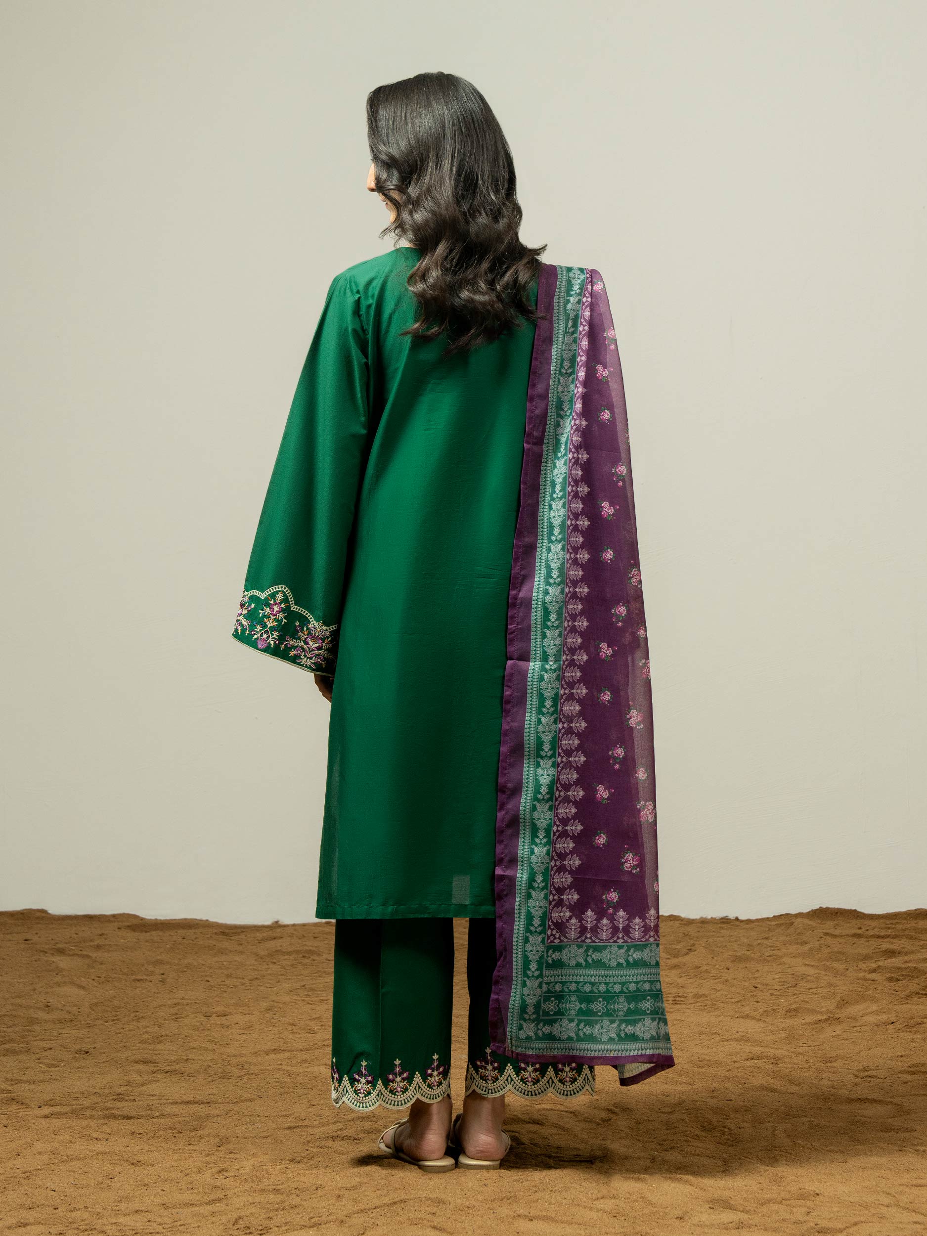 3 Piece Lawn Suit-Embroidered (Pret) - Image 5