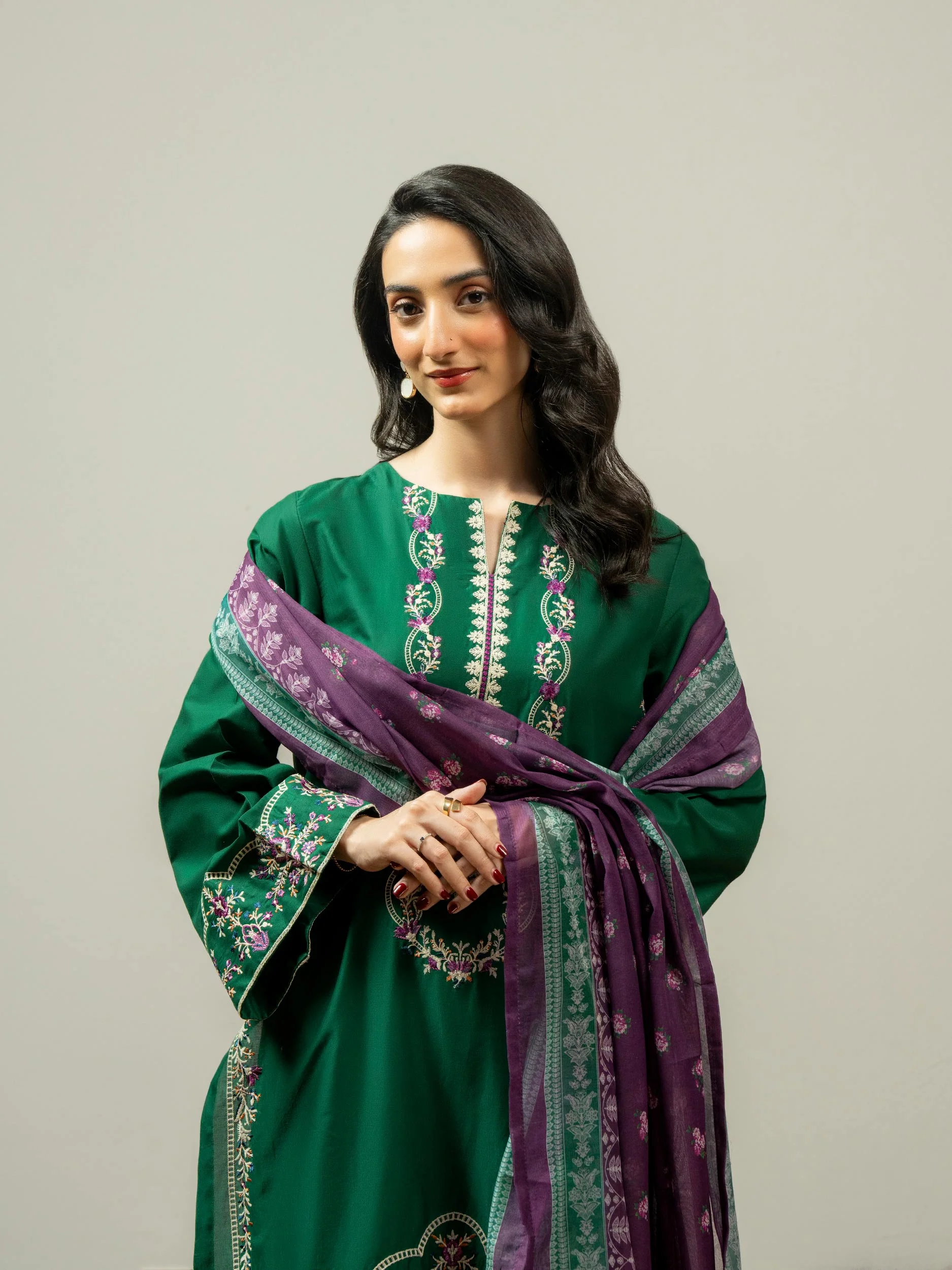 3 Piece Lawn Suit-Embroidered (Pret) - Image 6