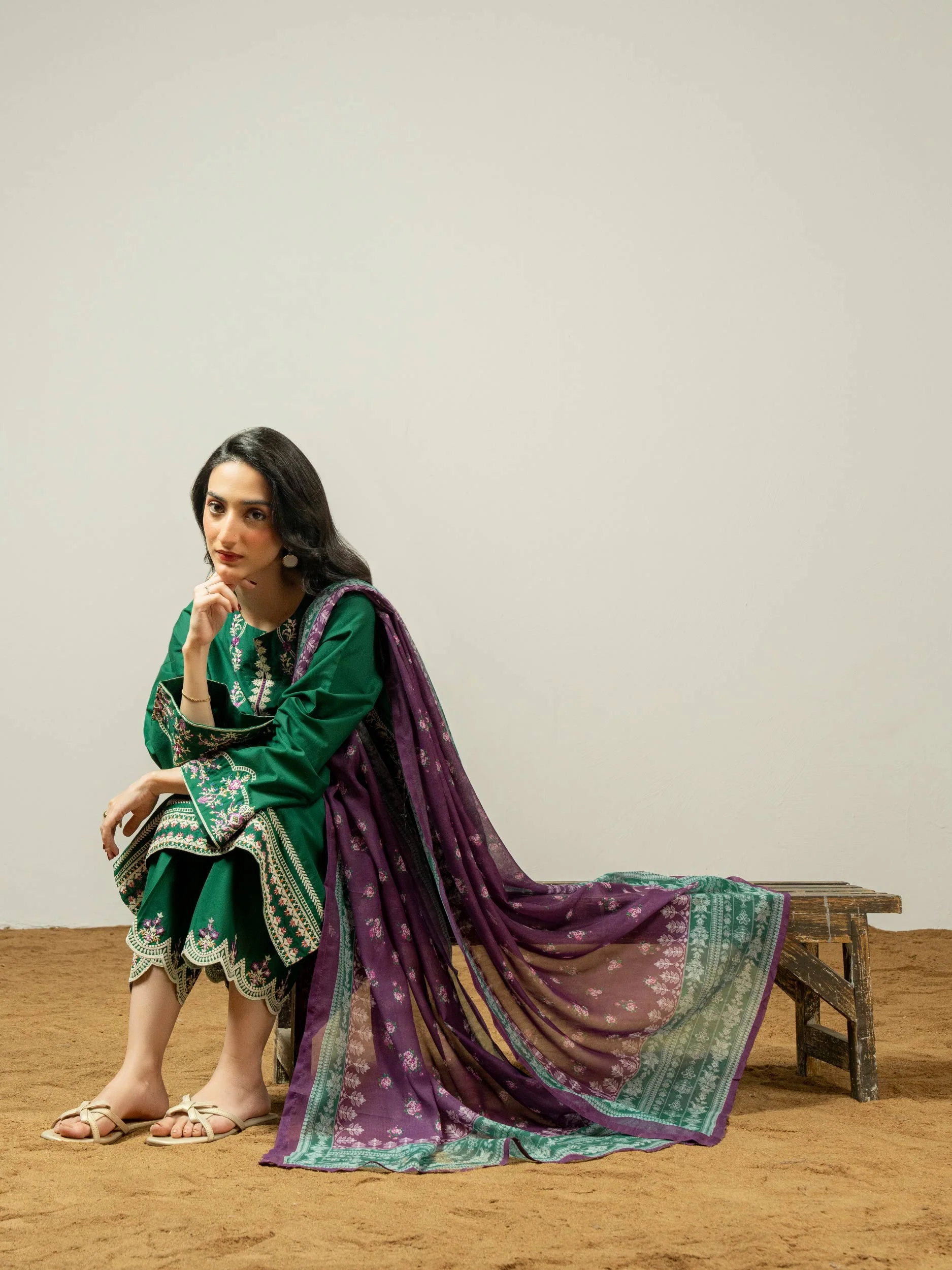 3 Piece Lawn Suit-Embroidered (Pret) - Image 7