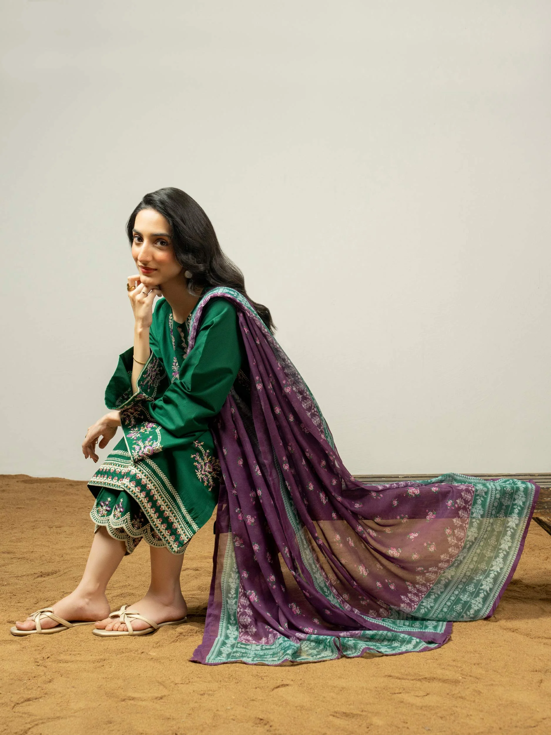 3 Piece Lawn Suit-Embroidered (Pret) - Image 8