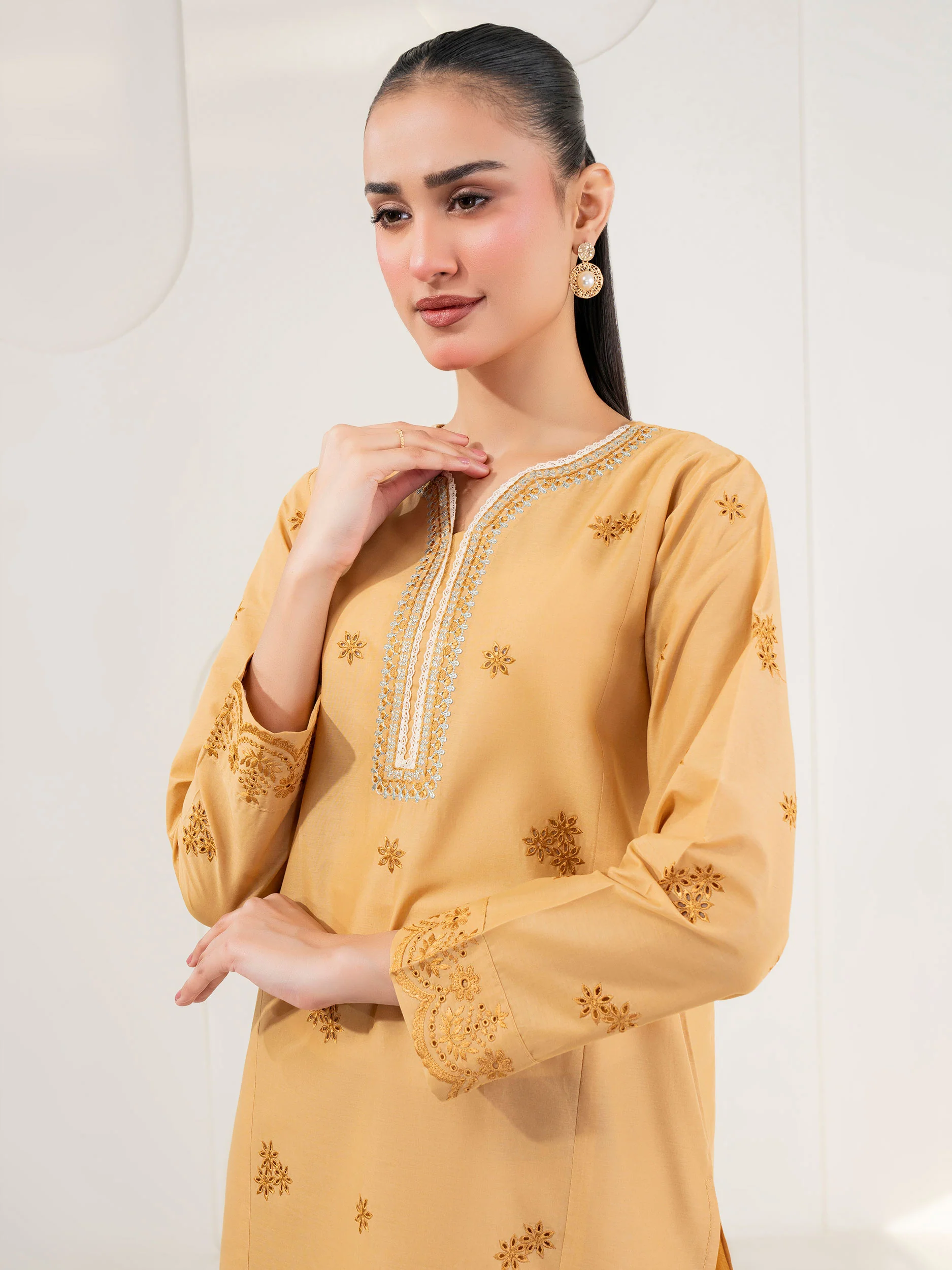 2 Piece Lawn Suit-Embroidered (Pret) - Image 2