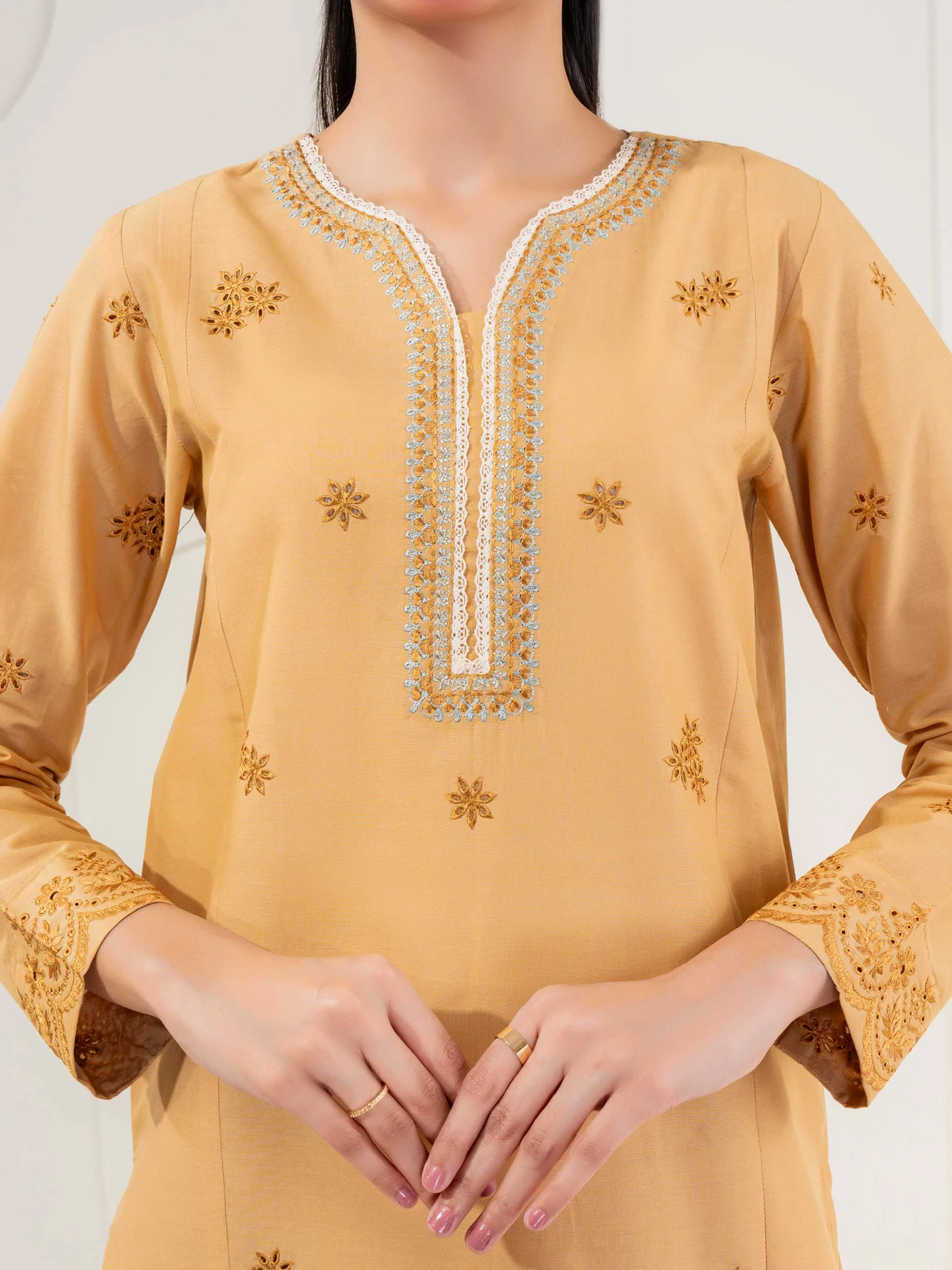 2 Piece Lawn Suit-Embroidered (Pret) - Image 7