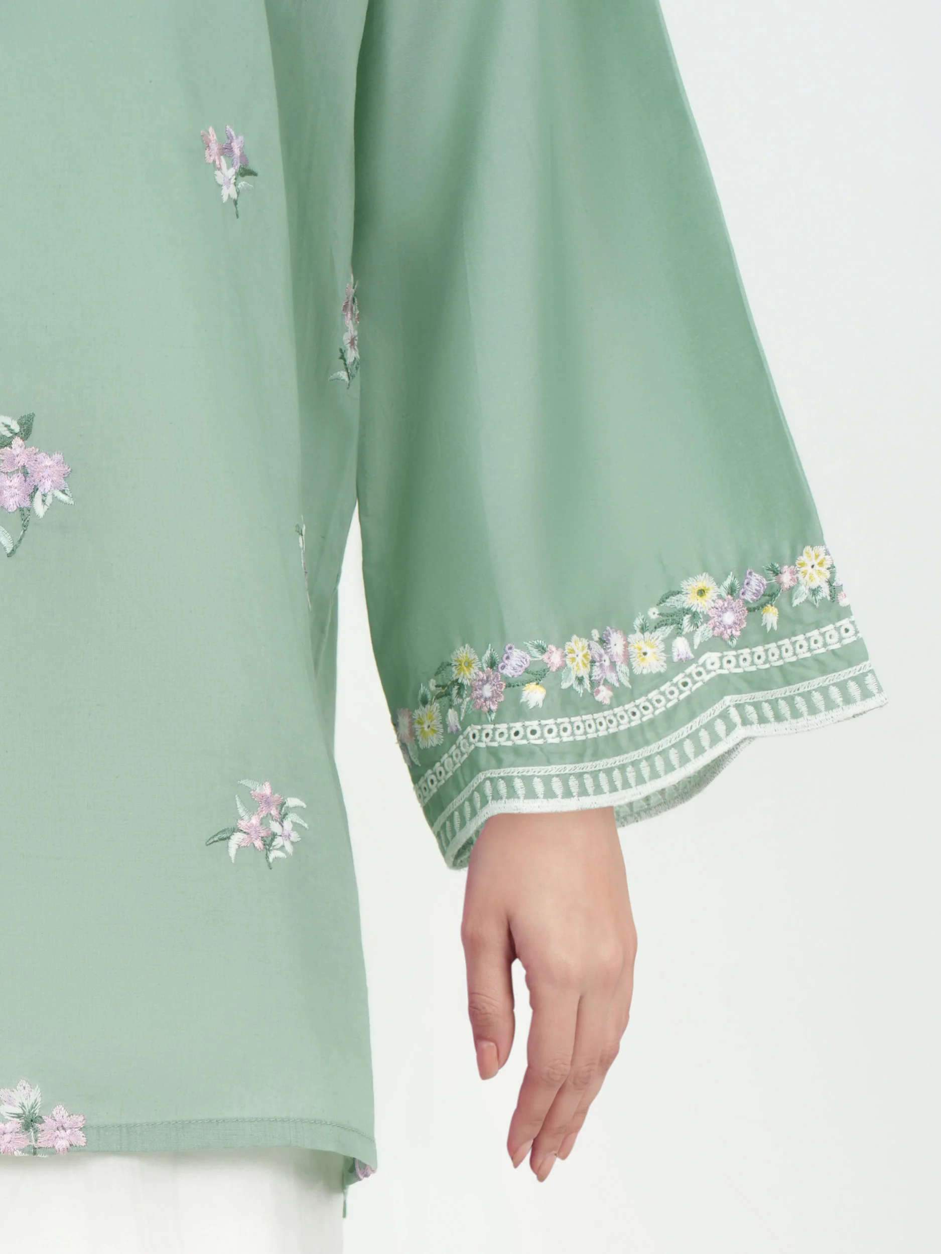 Lawn Kurti- Embroidered (Pret) - Image 5