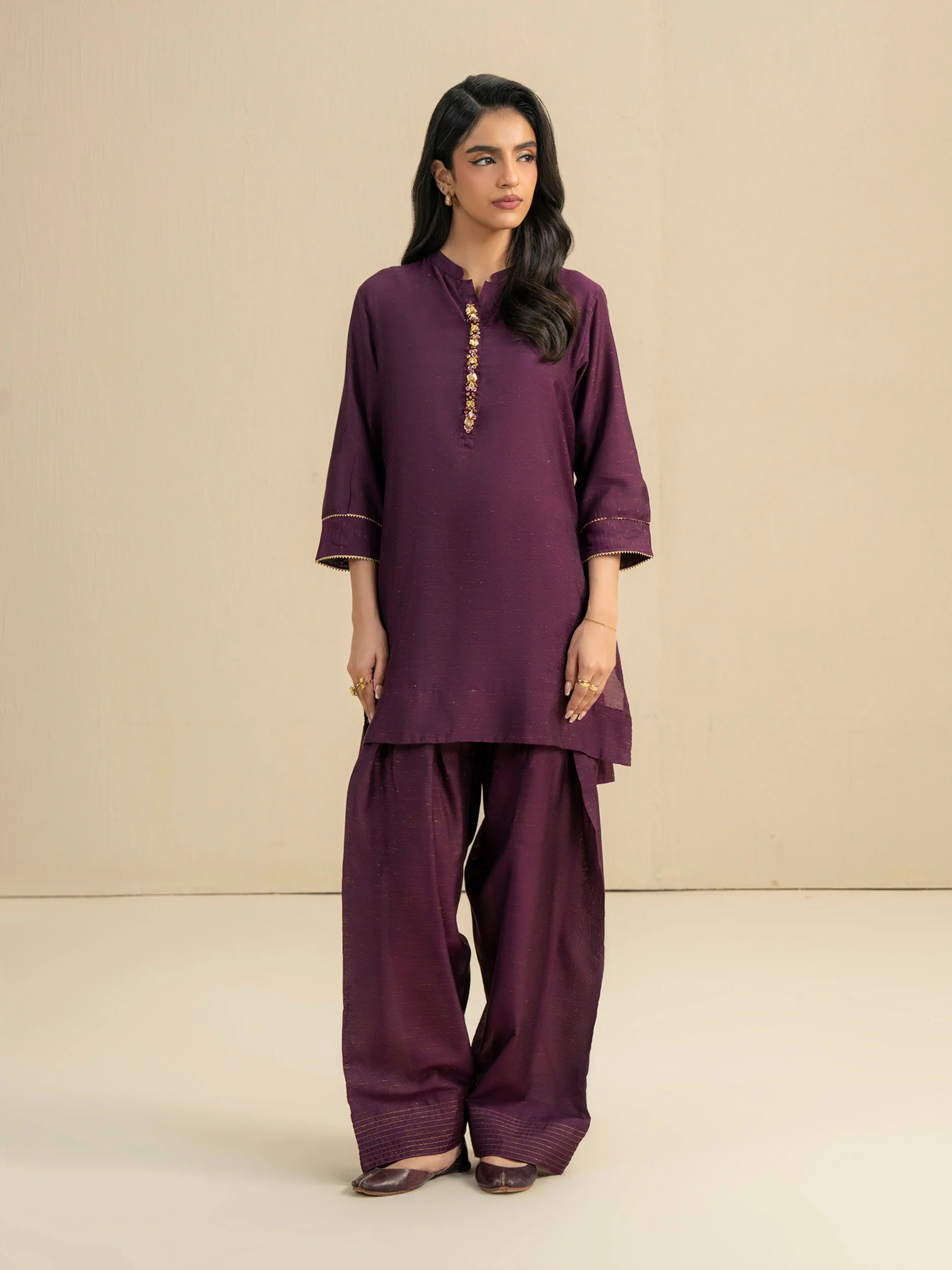 2 Piece Missouri Suit-Embroidered (Pret) - Image 2