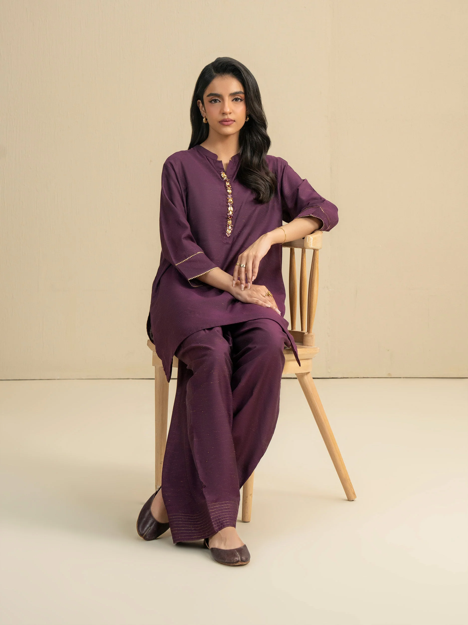 2 Piece Missouri Suit-Embroidered (Pret) - Image 4