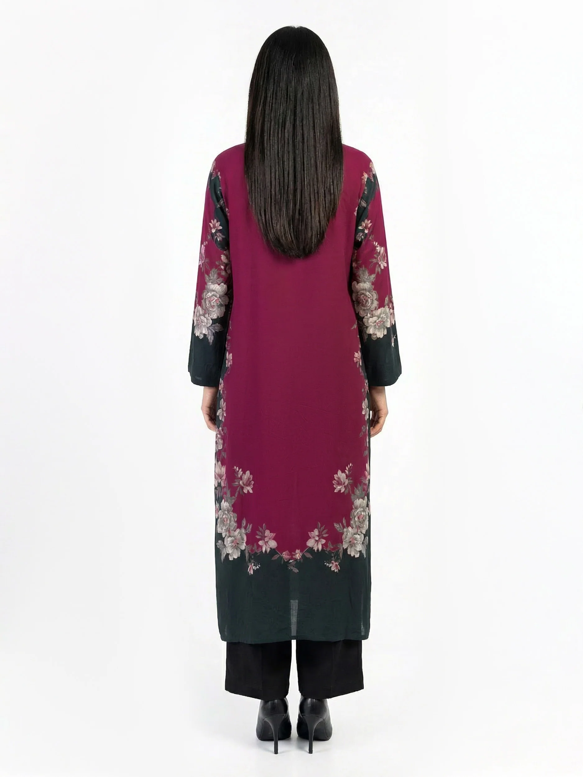 Viscose Slub Shirt- Embroidered (Pret) - Image 2