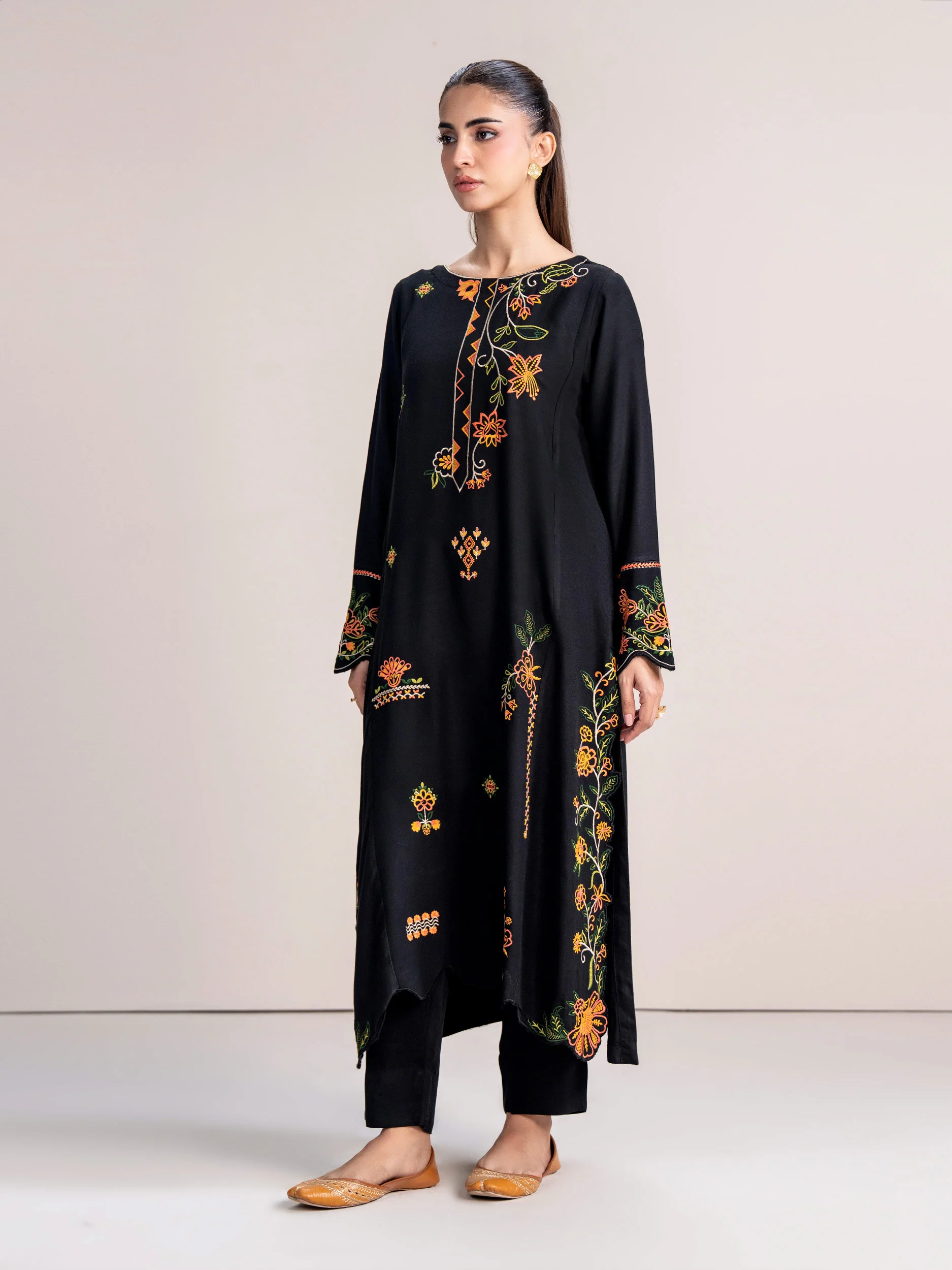 2 Piece Marina Suit- Embroidered (Pret) - Image 2