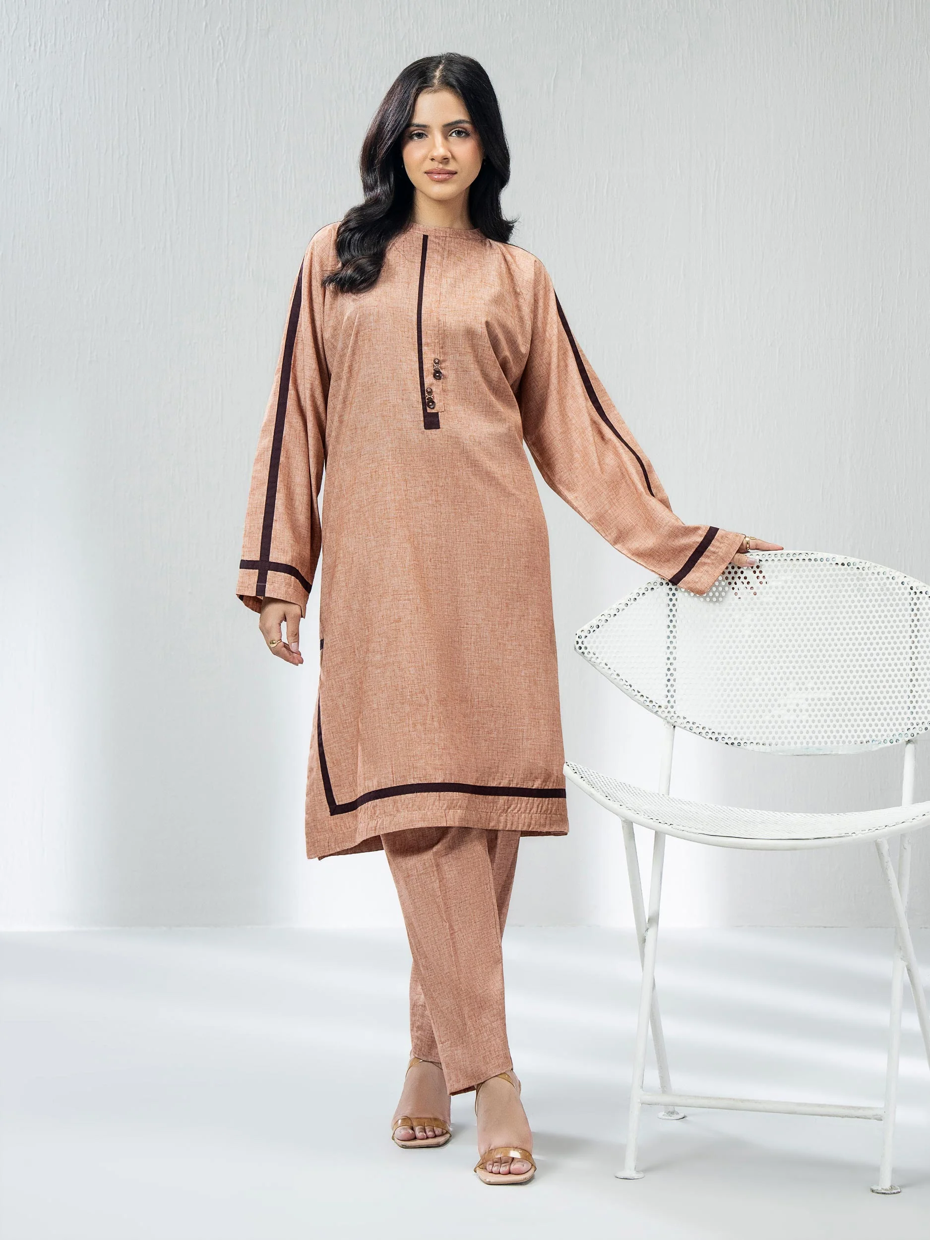 2 Piece Yarn Dyed Suit (Pret) - Image 5