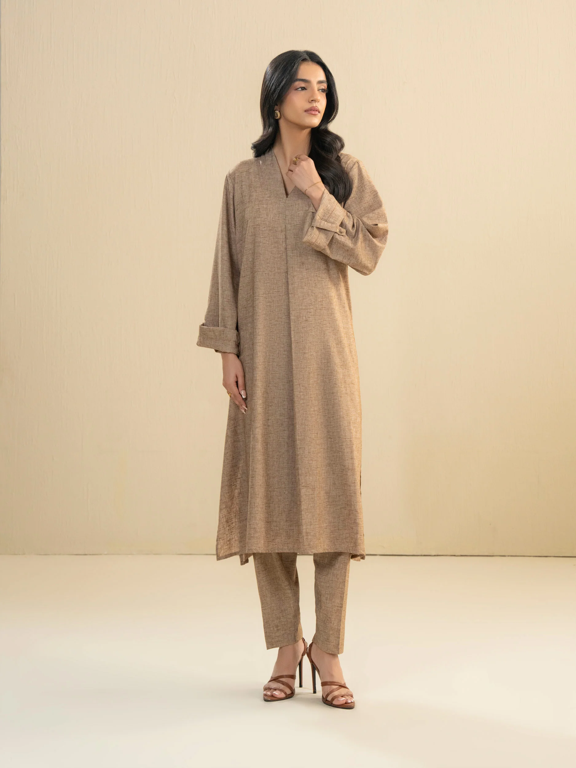 2 Piece Yarn Dyed Suit-Dyed (Pret) - Image 3