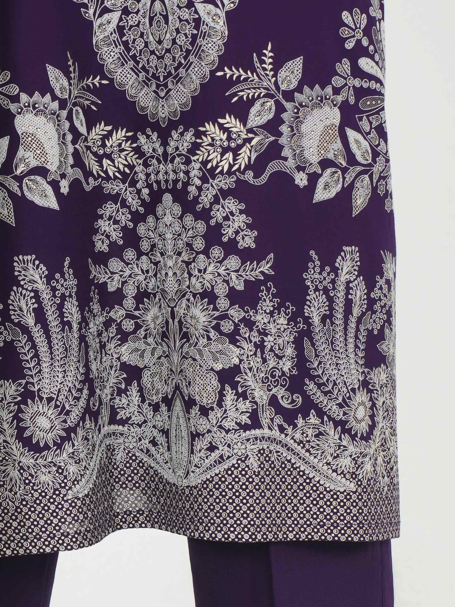 3 Piece Lawn Suit- Embroidered (Pret) - Image 7