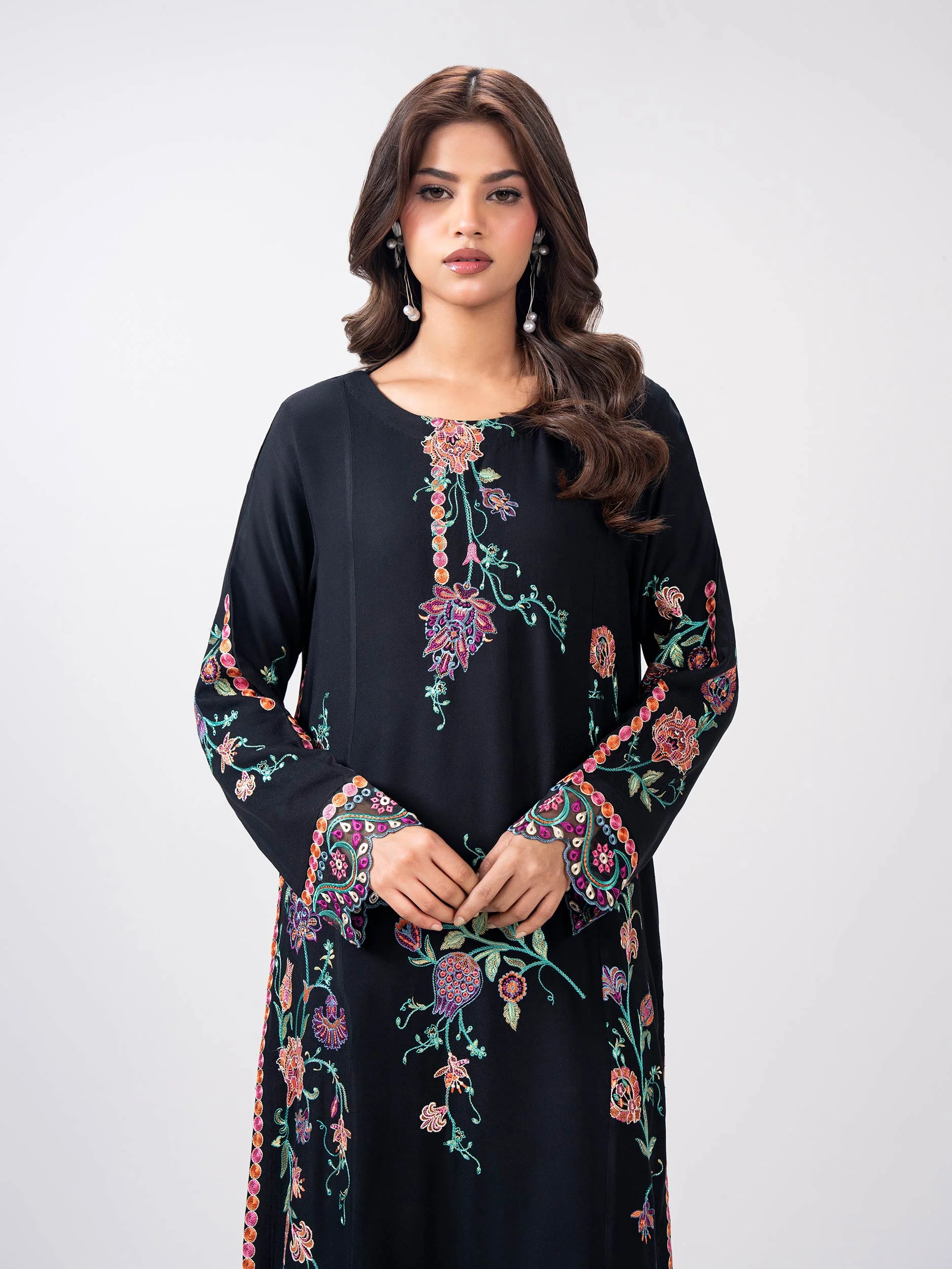 Marina Shirt- Embroidered (Pret) - Image 3