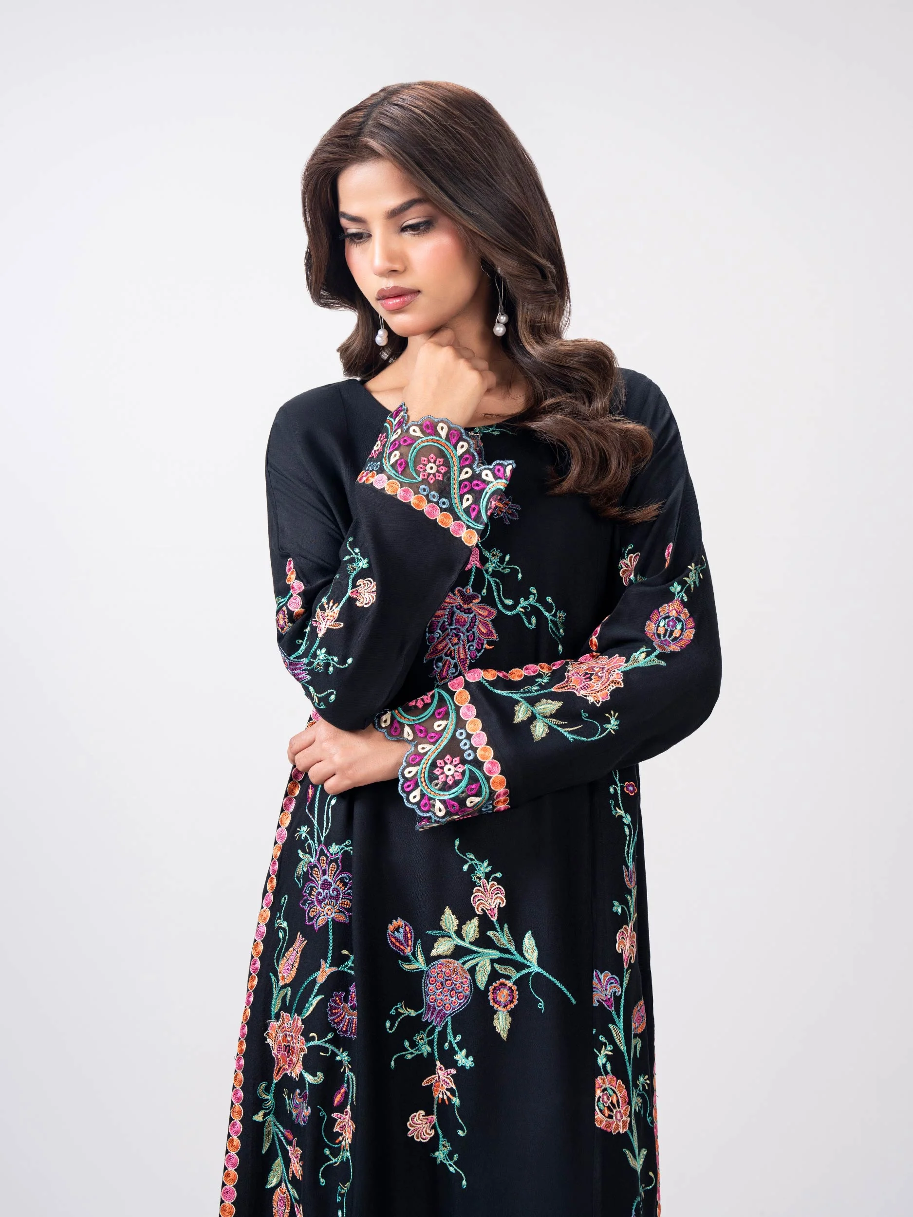 Marina Shirt- Embroidered (Pret) - Image 4