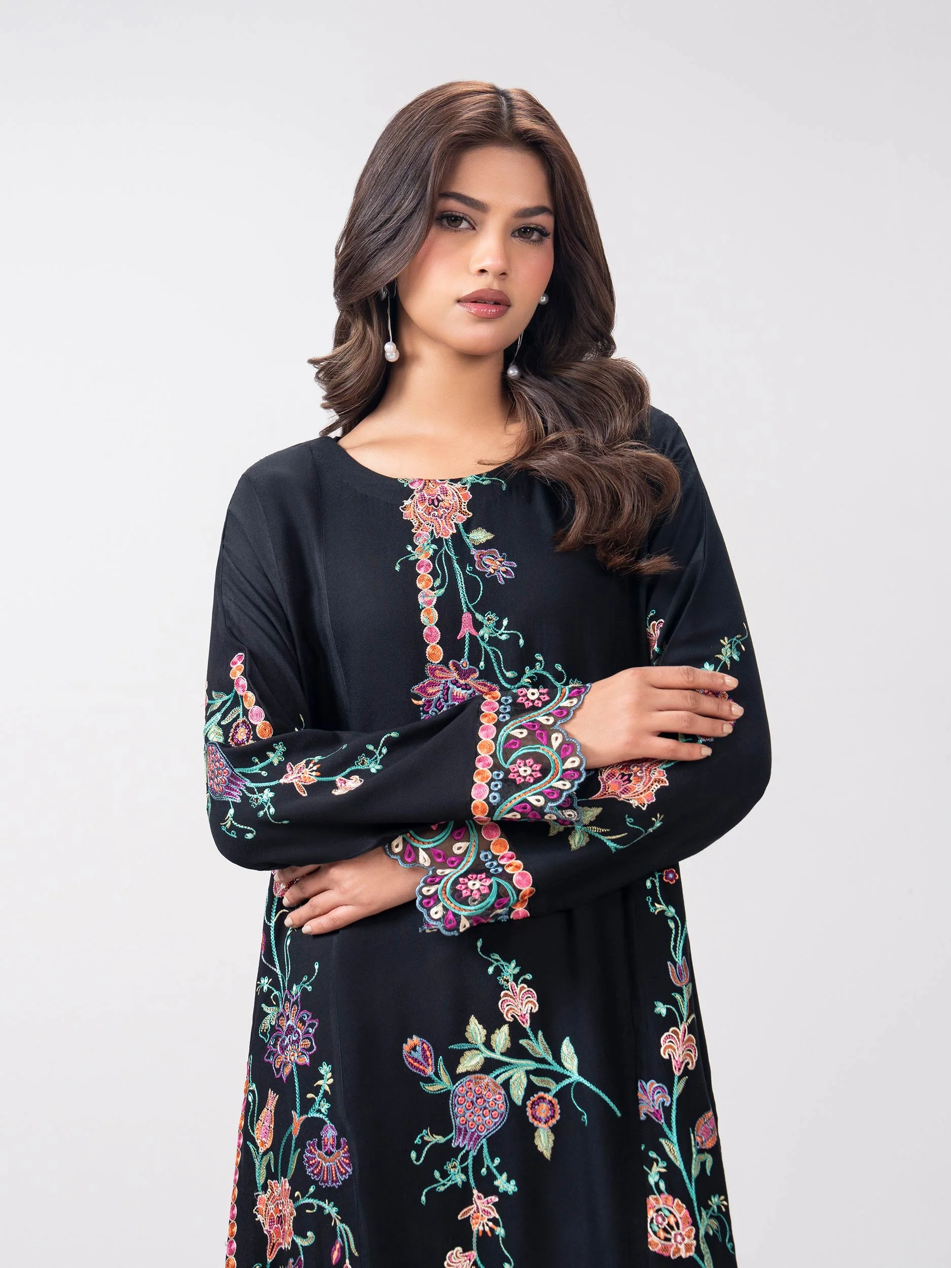 Marina Shirt- Embroidered (Pret) - Image 5