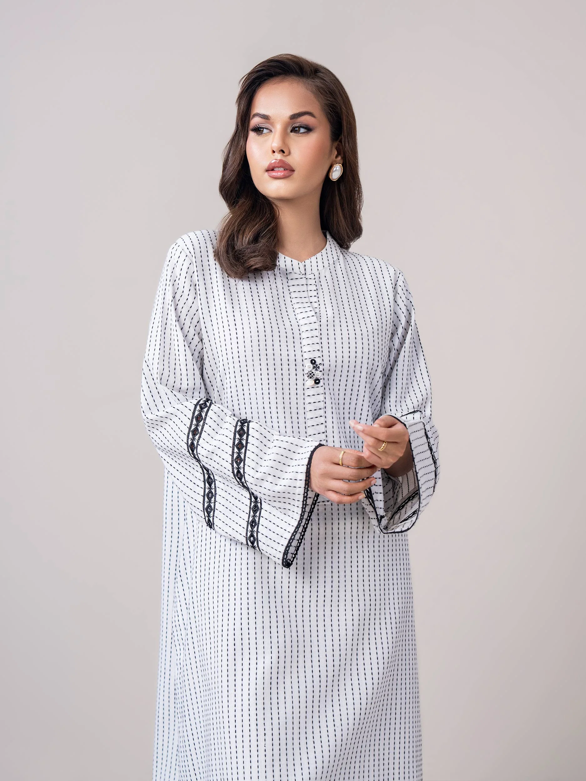 2 Piece Yarn Dyed Suit (Pret) - Image 4