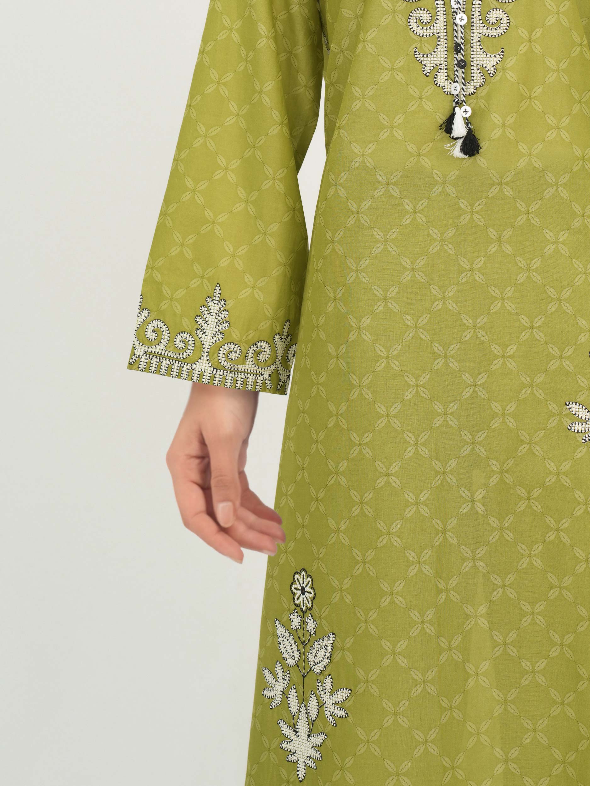 2 Piece Lawn Suit- Embroidered (Pret) - Image 5