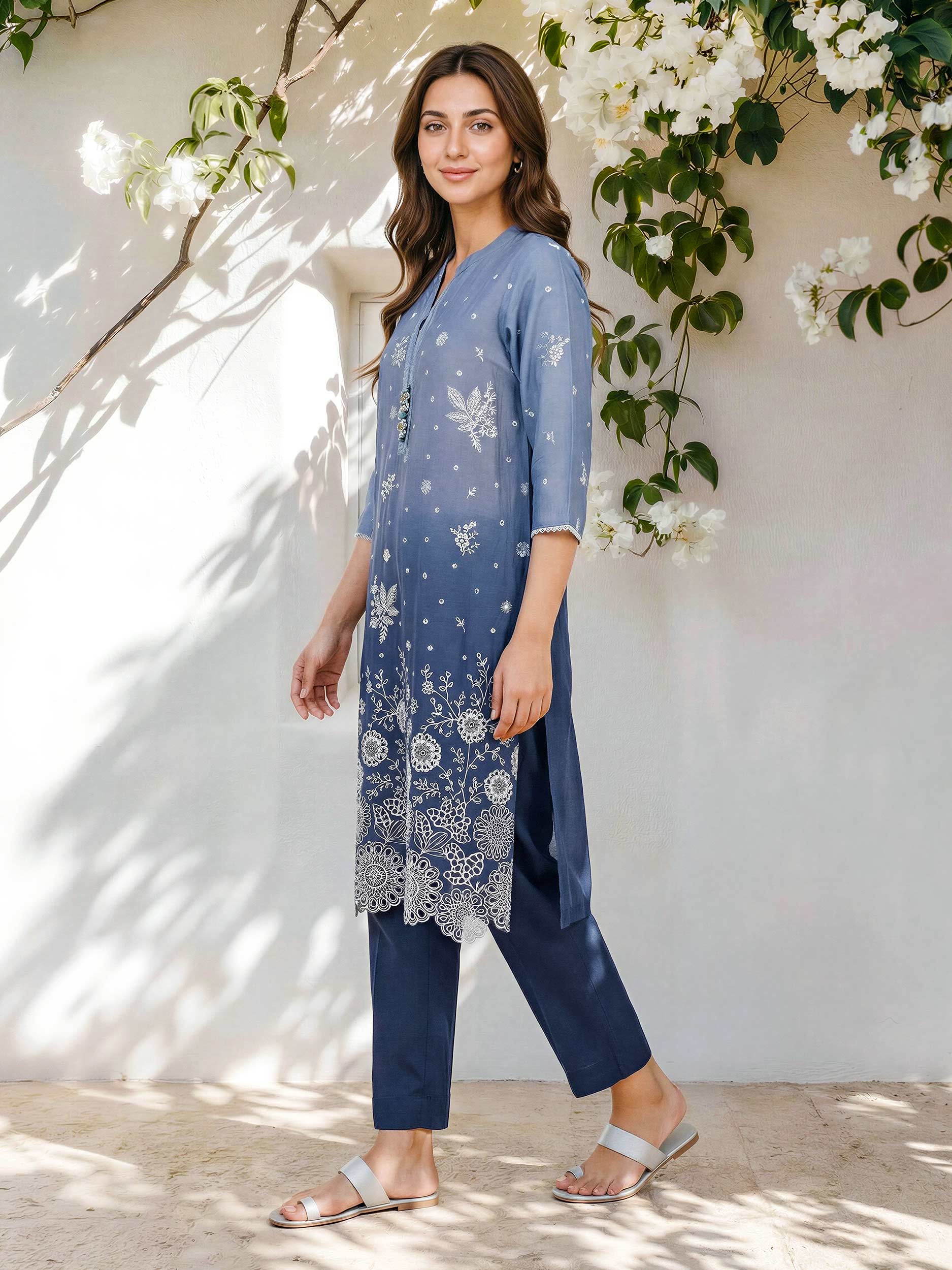 2 Piece Lawn Suit- Embroidered (Pret) - Image 3