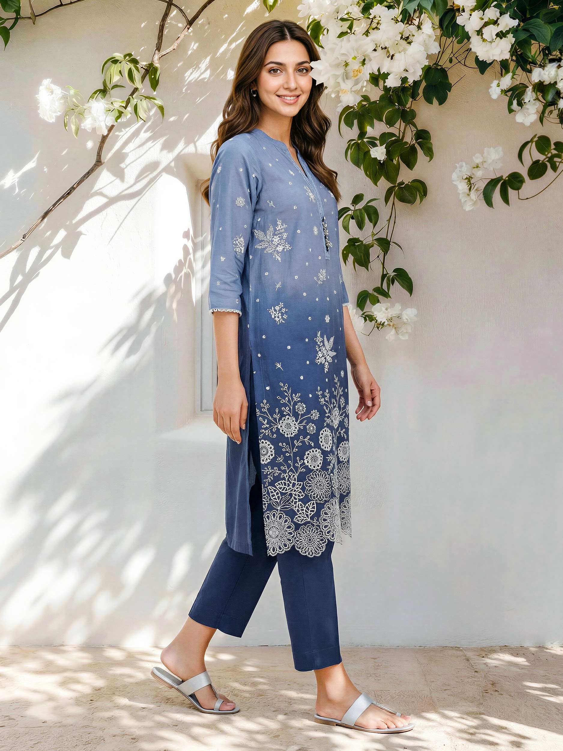 2 Piece Lawn Suit- Embroidered (Pret) - Image 4