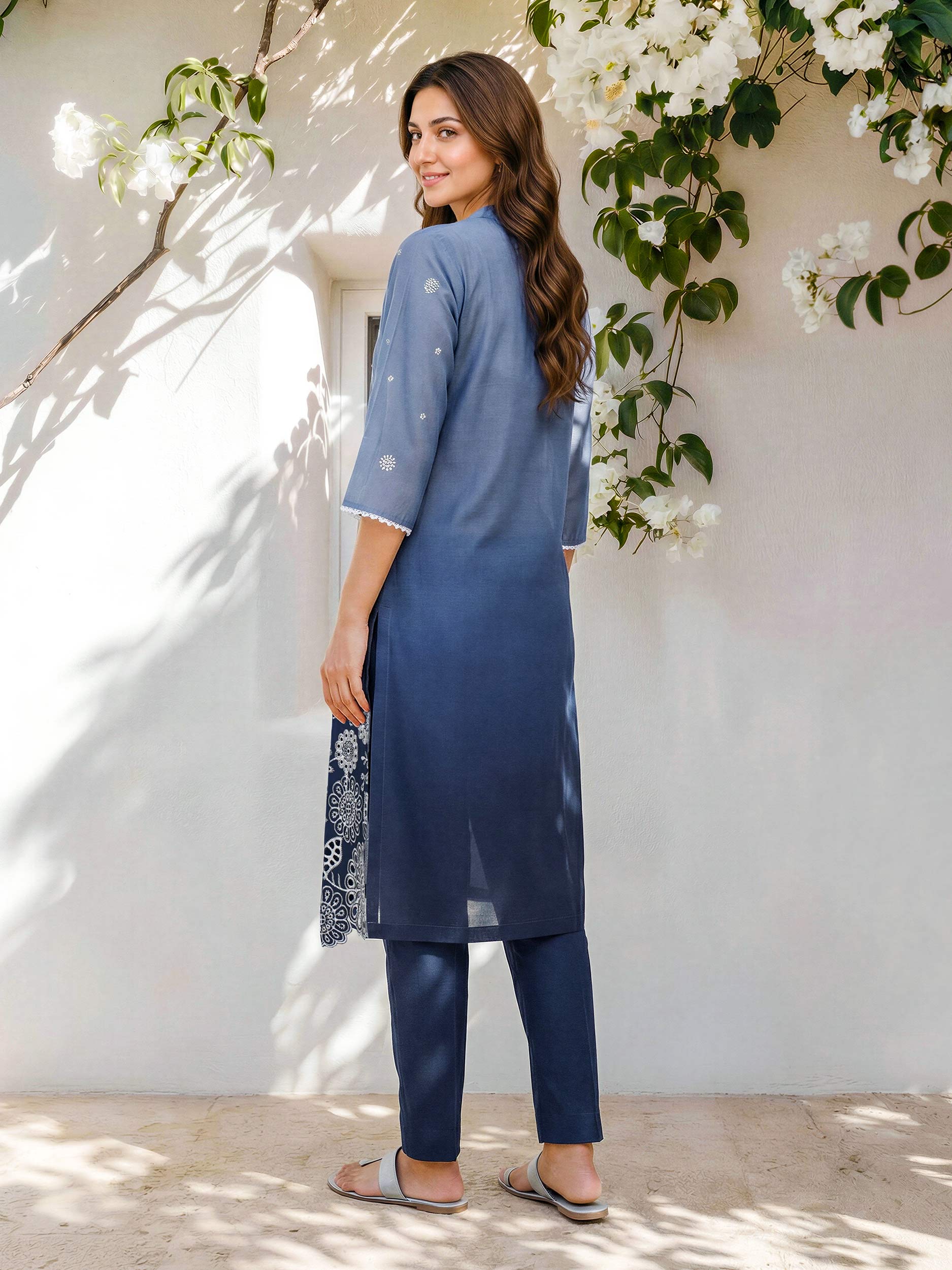 2 Piece Lawn Suit- Embroidered (Pret) - Image 5