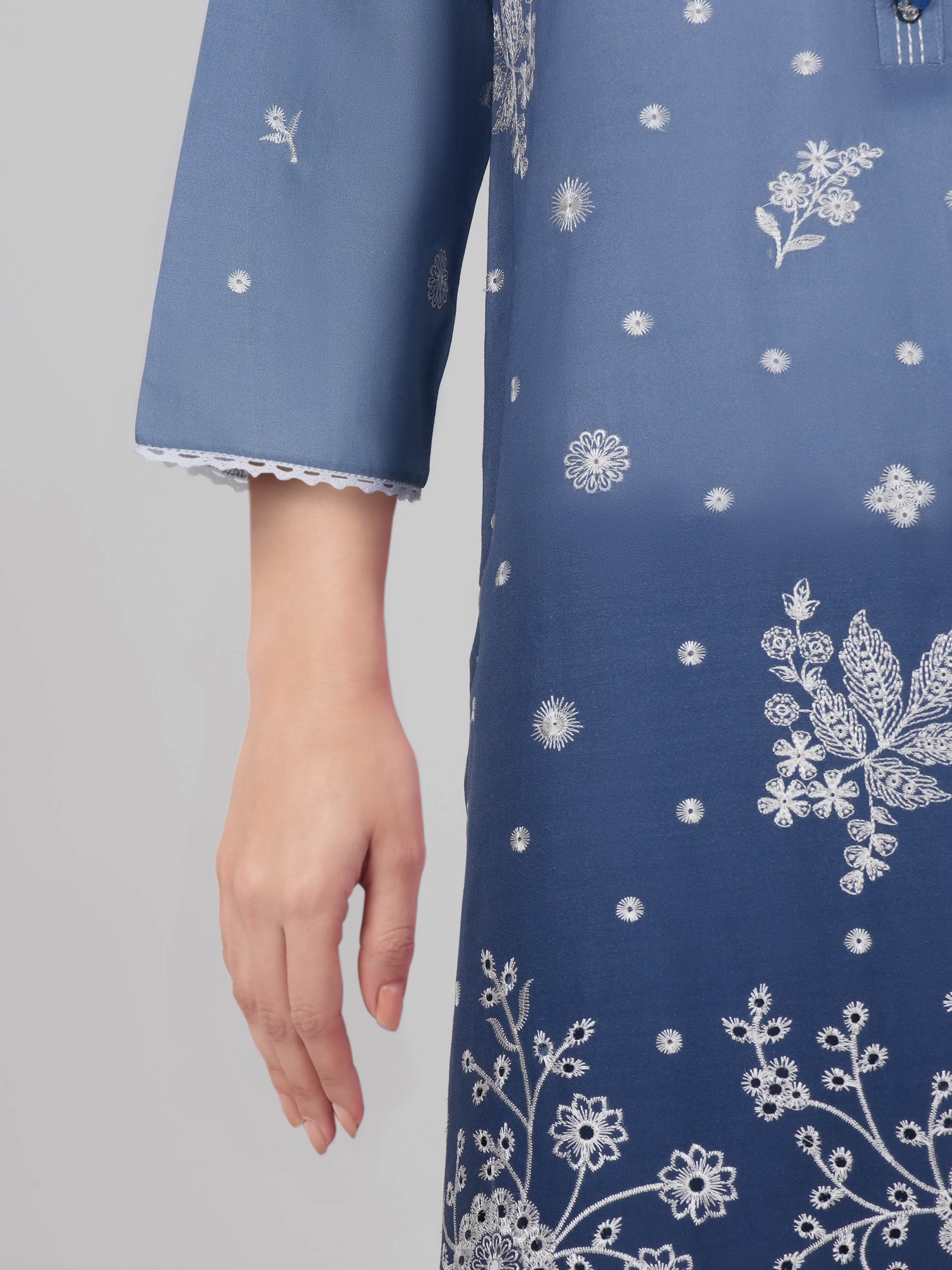 2 Piece Lawn Suit- Embroidered (Pret) - Image 7