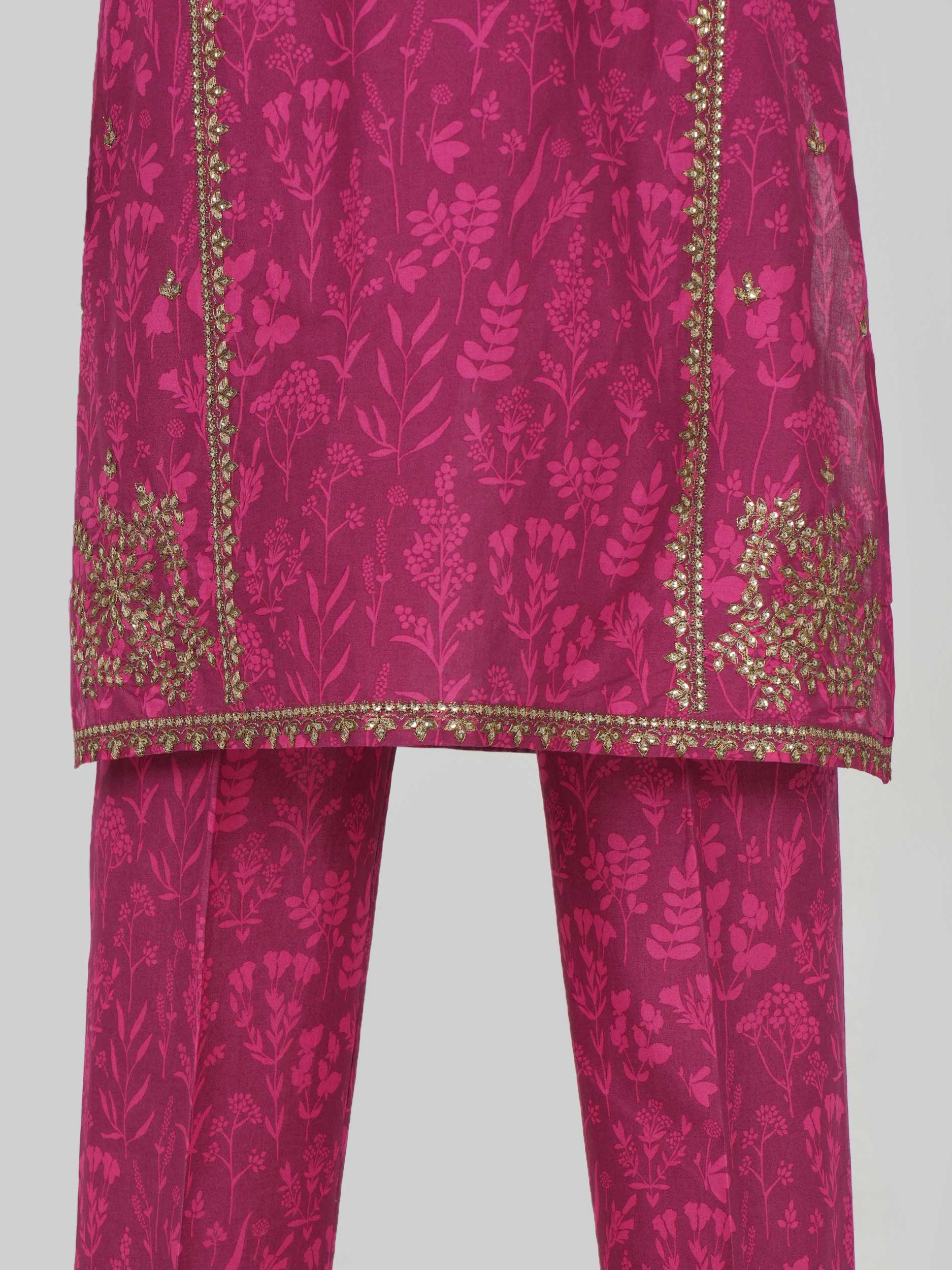 2 Piece Cambric Suit- Embroidered (Pret) - Image 6