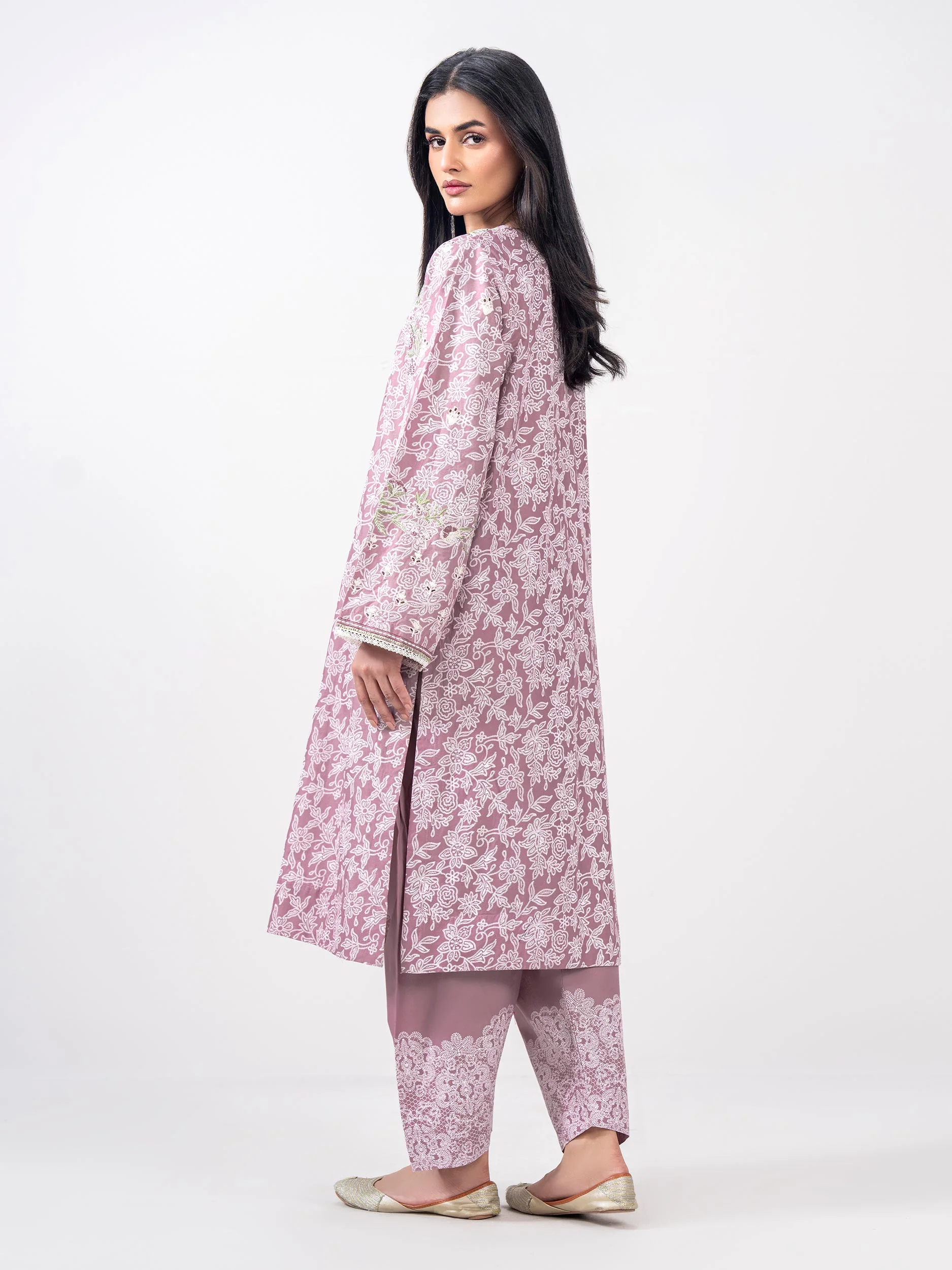 2 Piece Lawn Suit- Embroidered (Pret) - Image 3