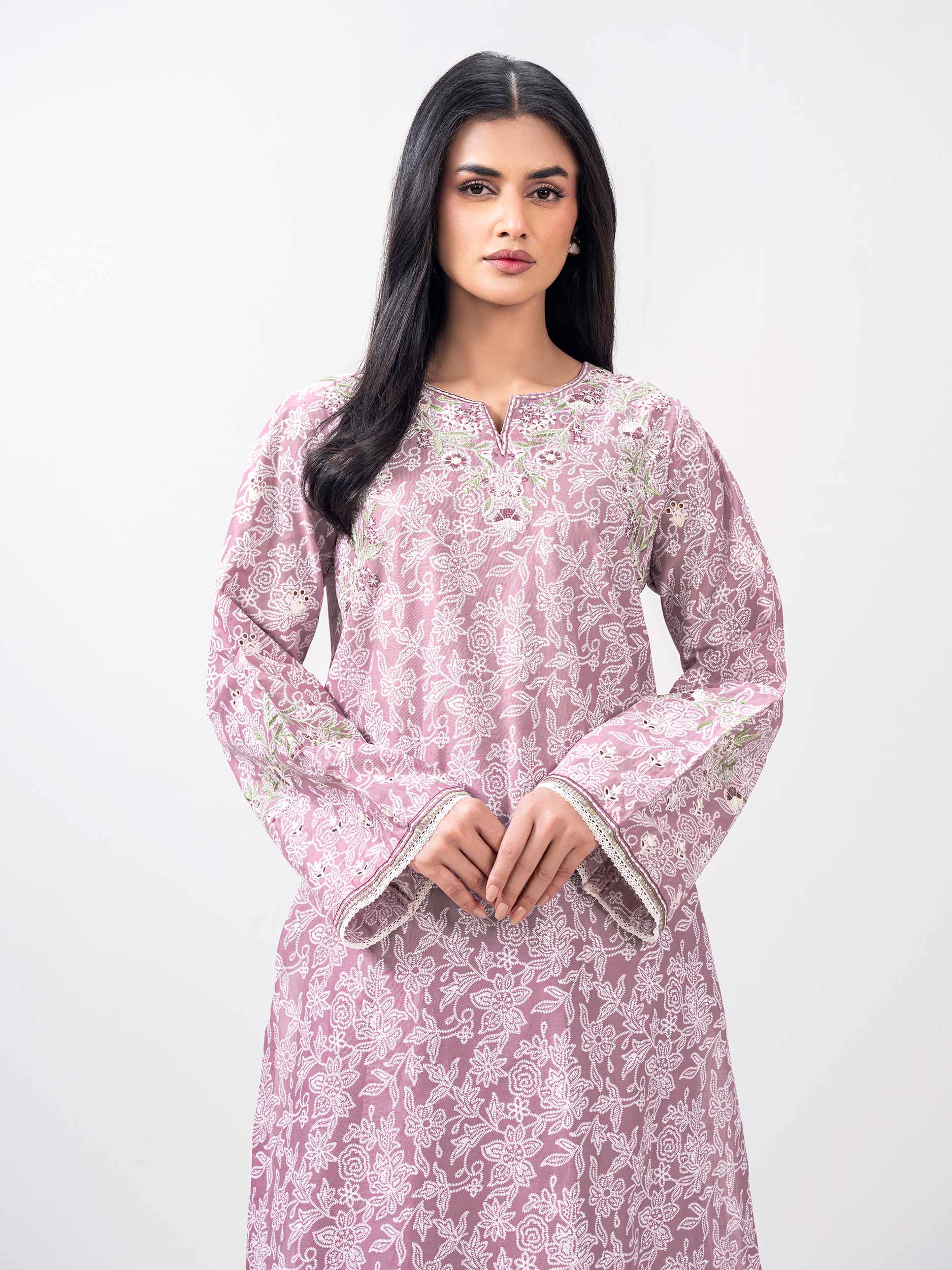2 Piece Lawn Suit- Embroidered (Pret) - Image 4