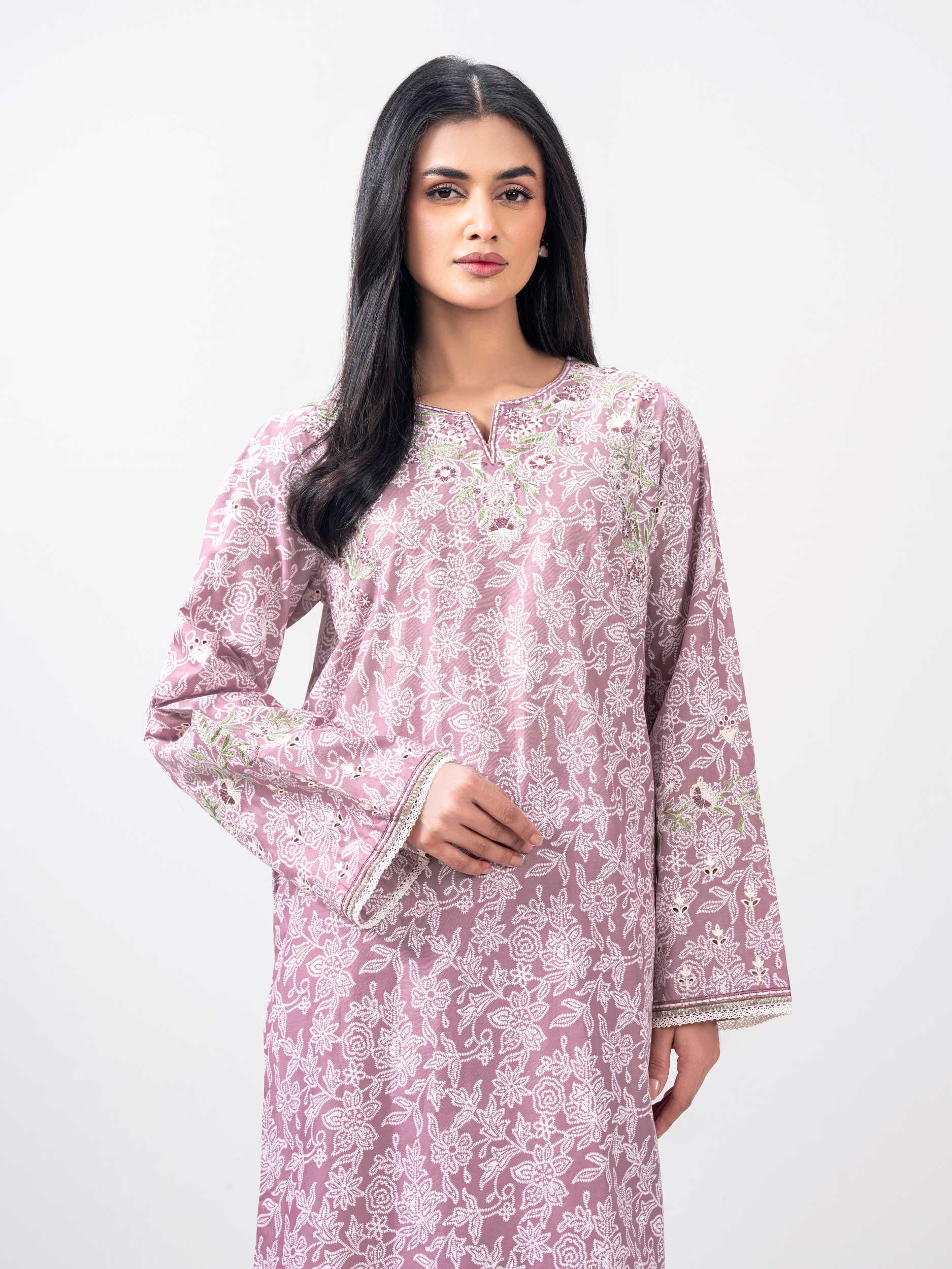 2 Piece Lawn Suit- Embroidered (Pret) - Image 6