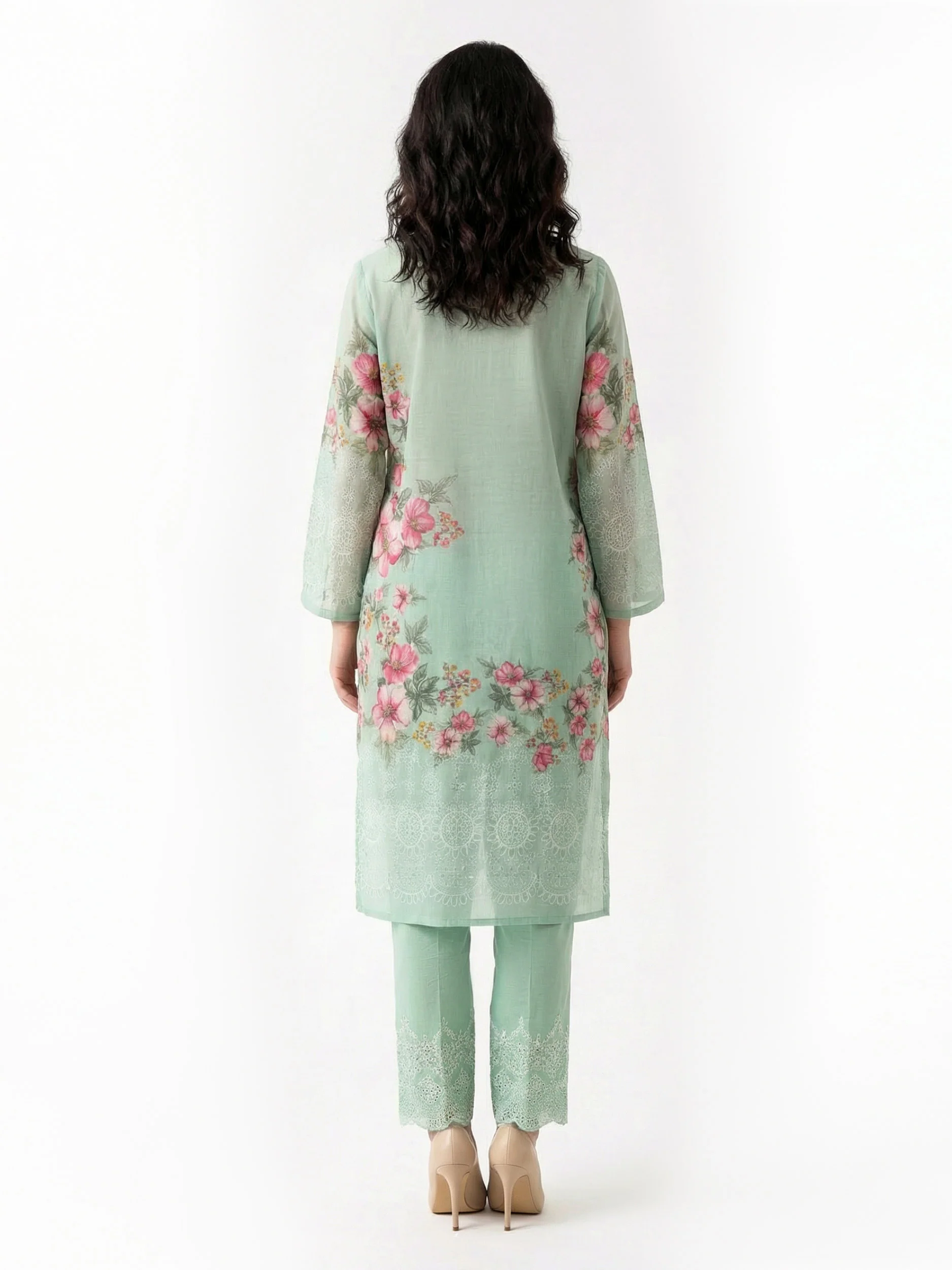 2 Piece Lawn Suit- Embroidered (Pret) - Image 2