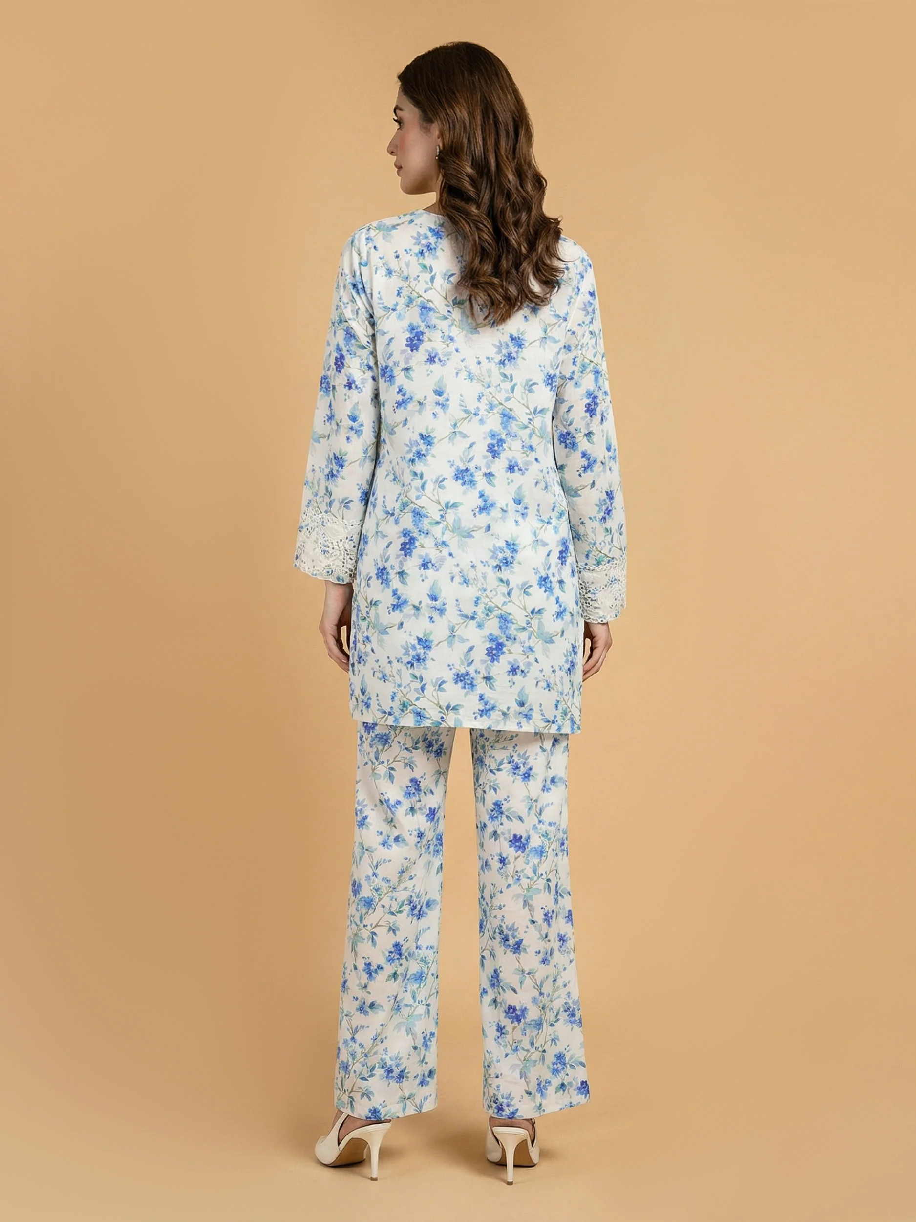 2 Piece Viscose Lawn- Embroidered (Pret) - Image 2