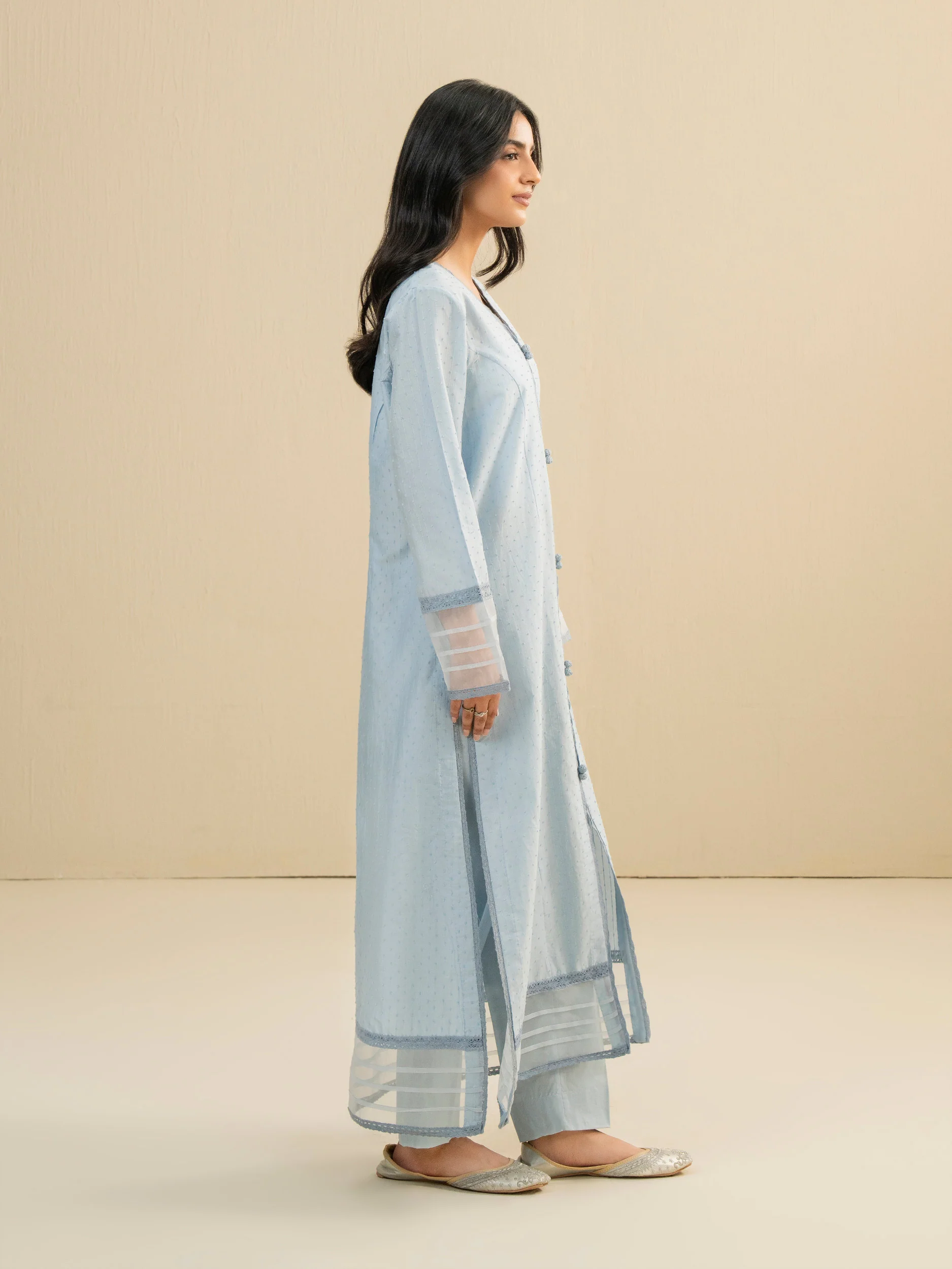2 Piece Lawn Suit-Dyed (Pret) - Image 4