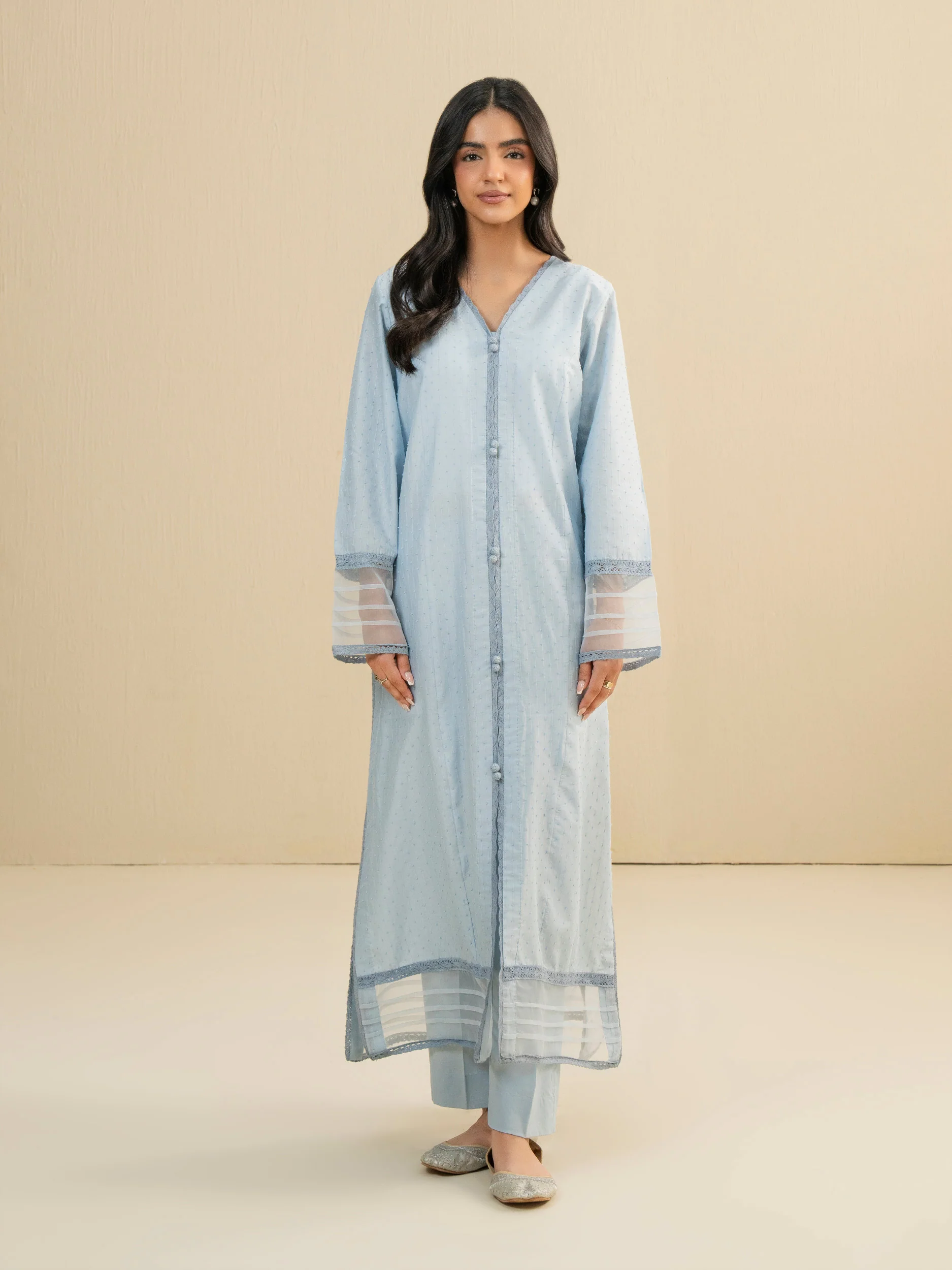 2 Piece Lawn Suit-Dyed (Pret) - Image 6
