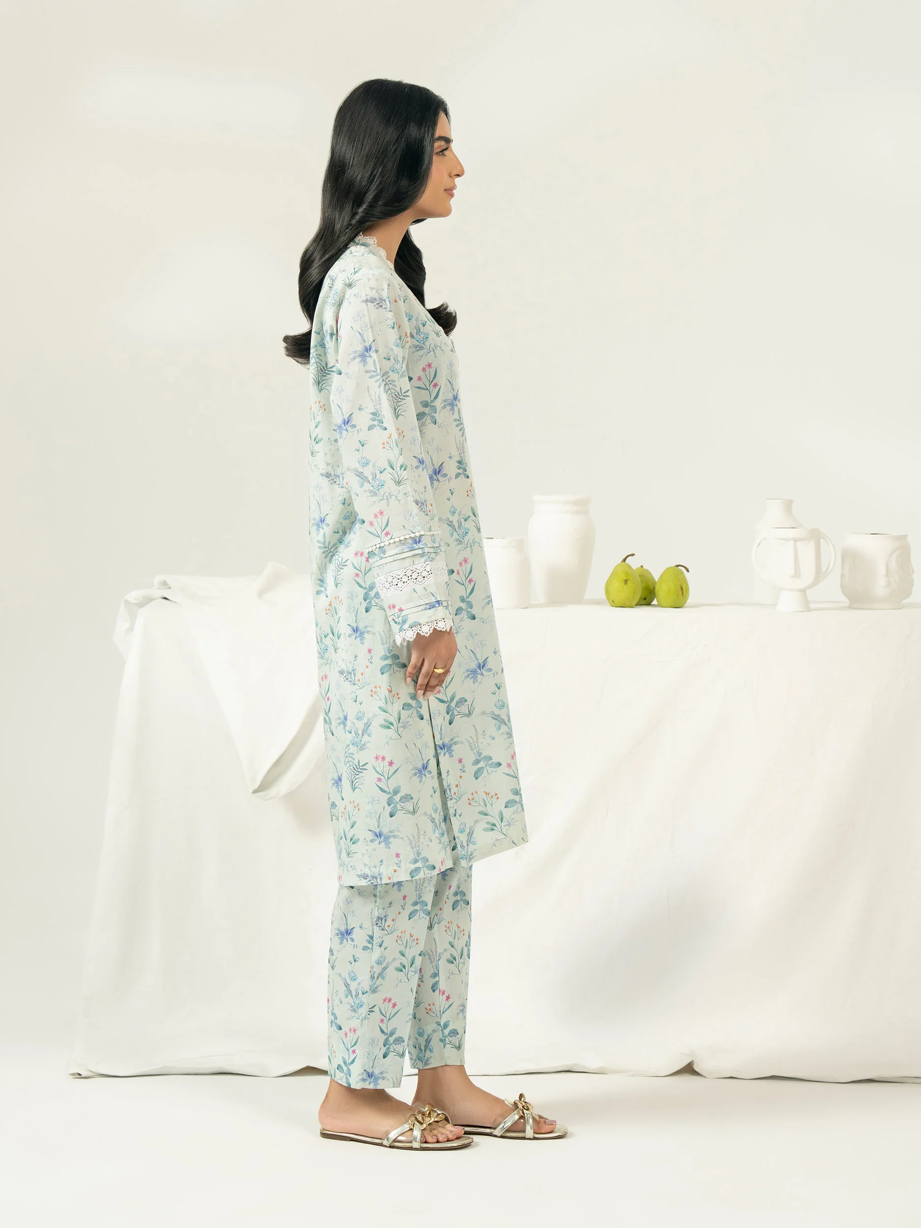 2 Piece Lawn Suit-Embroidered (Pret) - Image 5