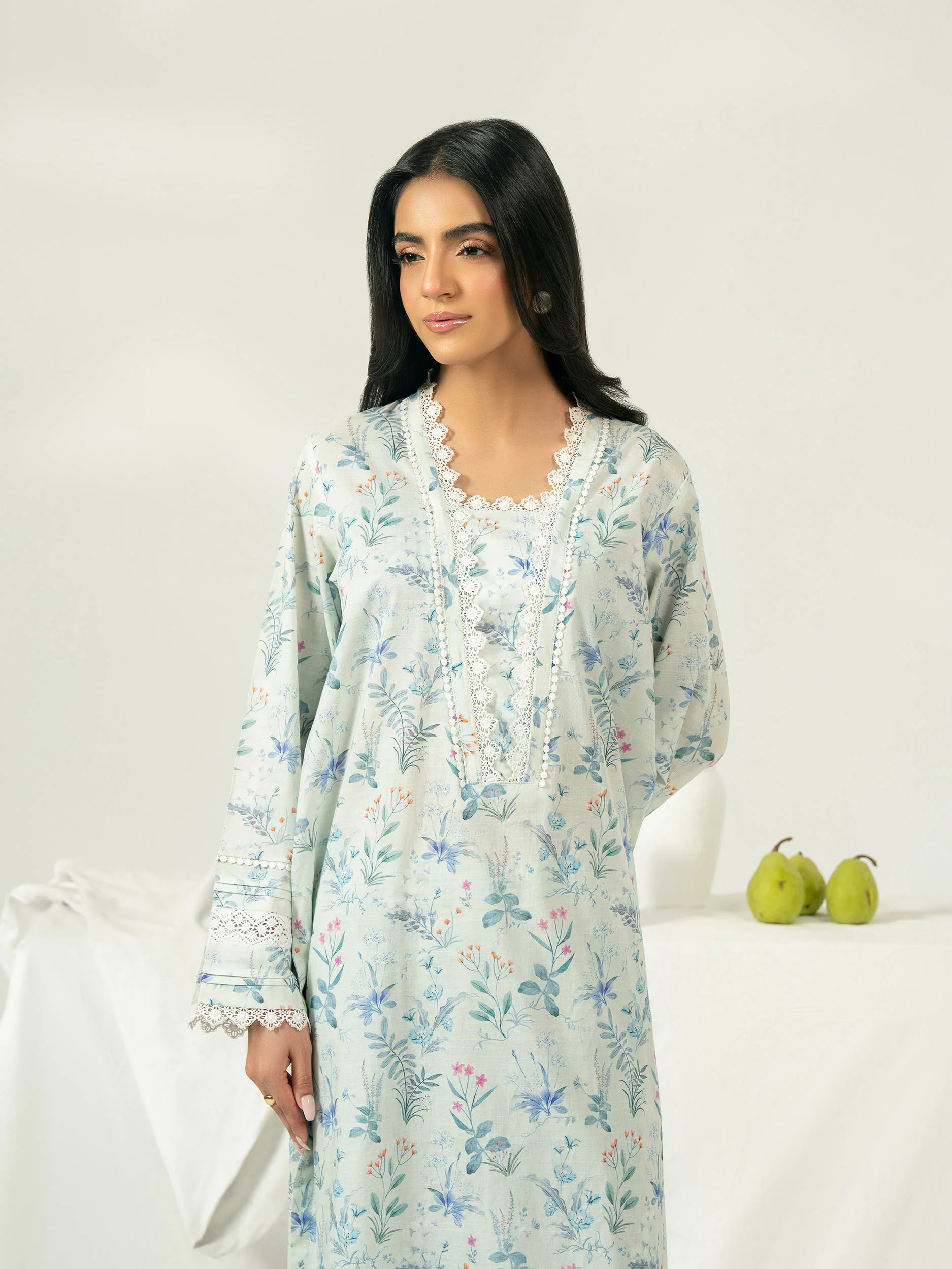 2 Piece Lawn Suit-Embroidered (Pret) - Image 7