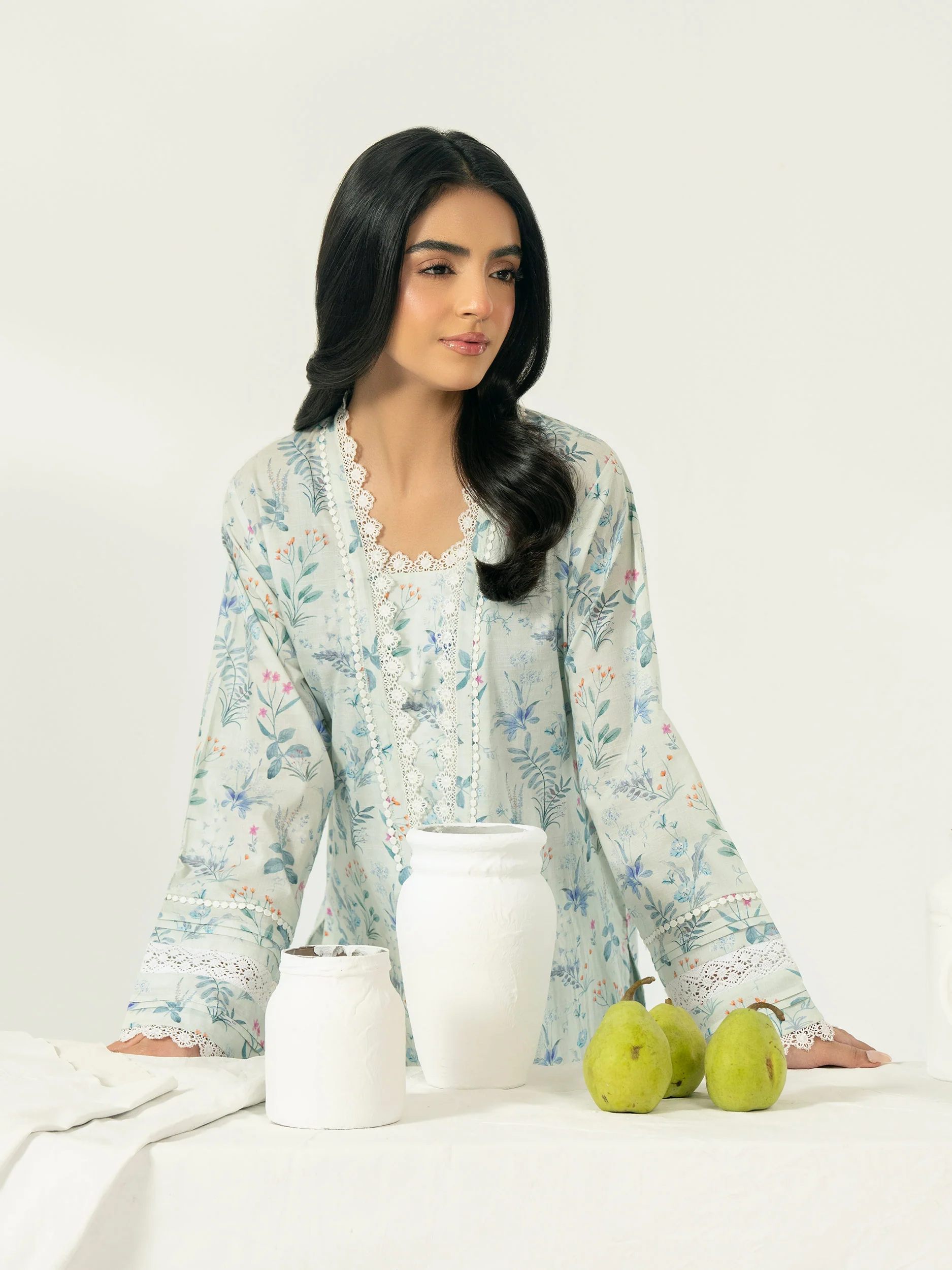 2 Piece Lawn Suit-Embroidered (Pret) - Image 9