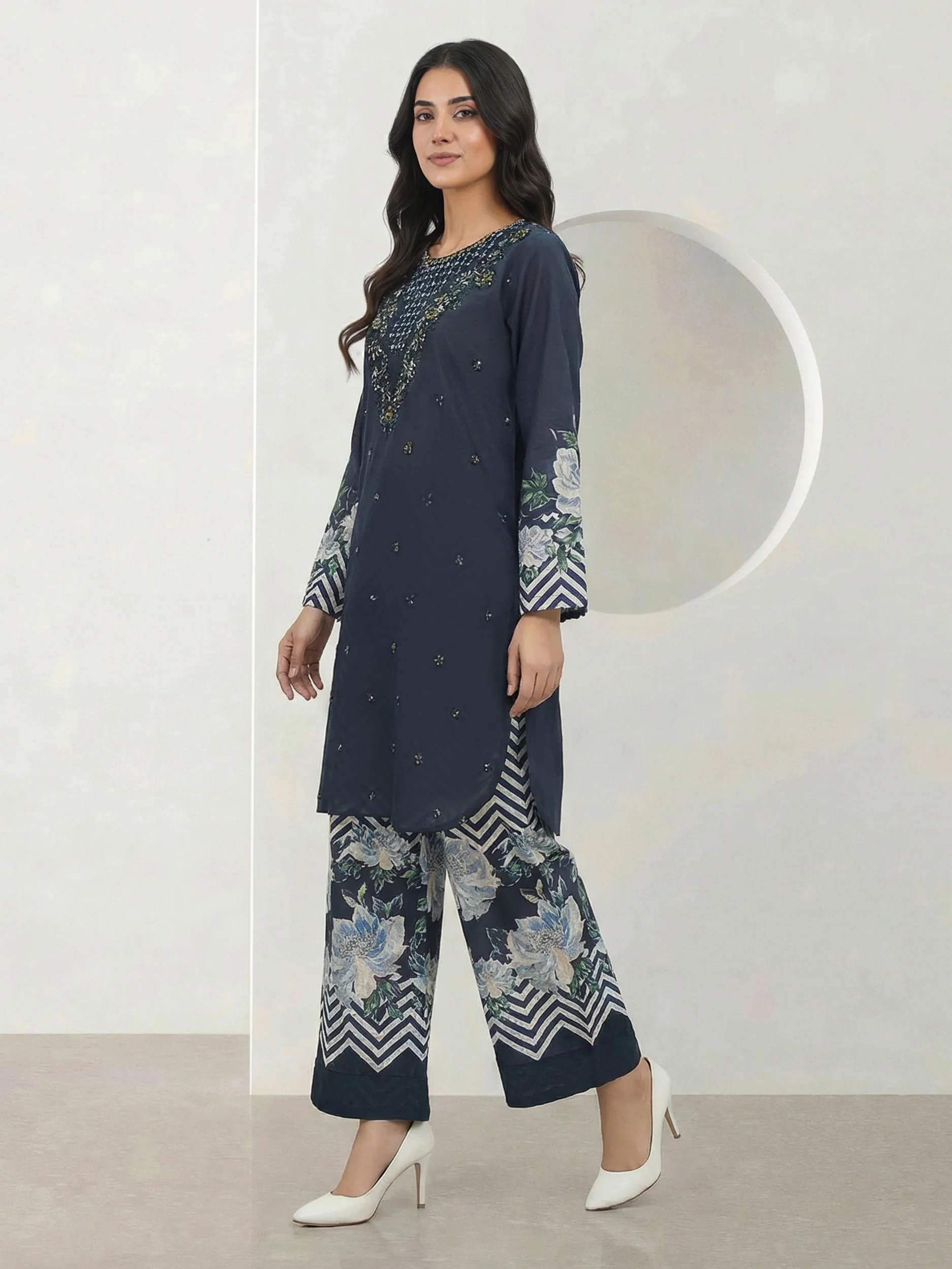 2 Piece Lawn Suit- Embroidered (Pret) - Image 2