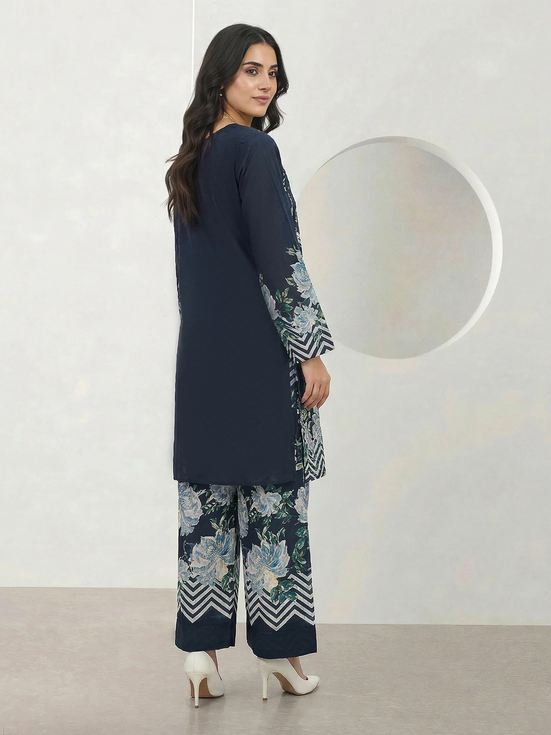 2 Piece Lawn Suit- Embroidered (Pret) - Image 3